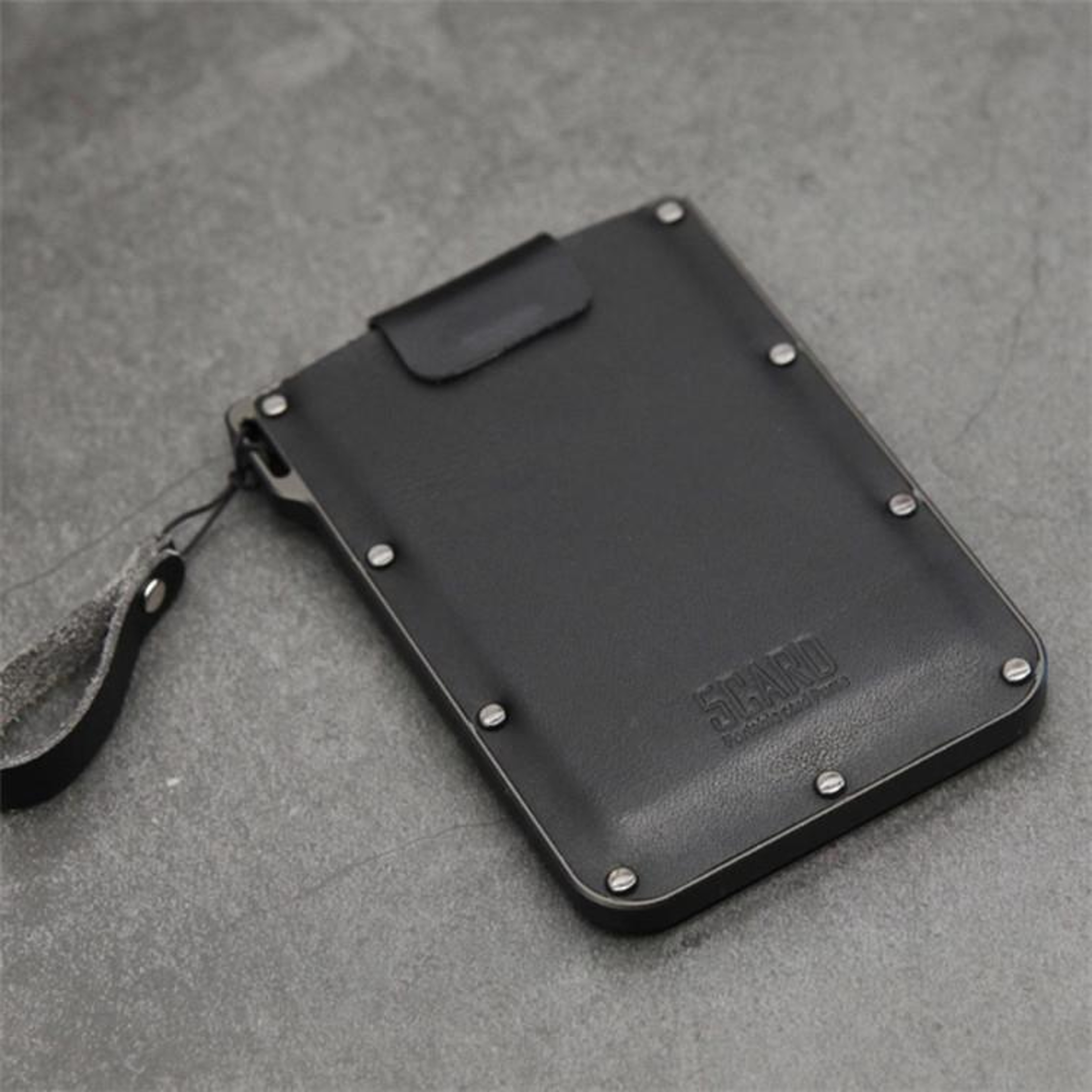Portable Slim Card Holder PullOut Minimalist Wallet RFID Style Credit Card Case 1