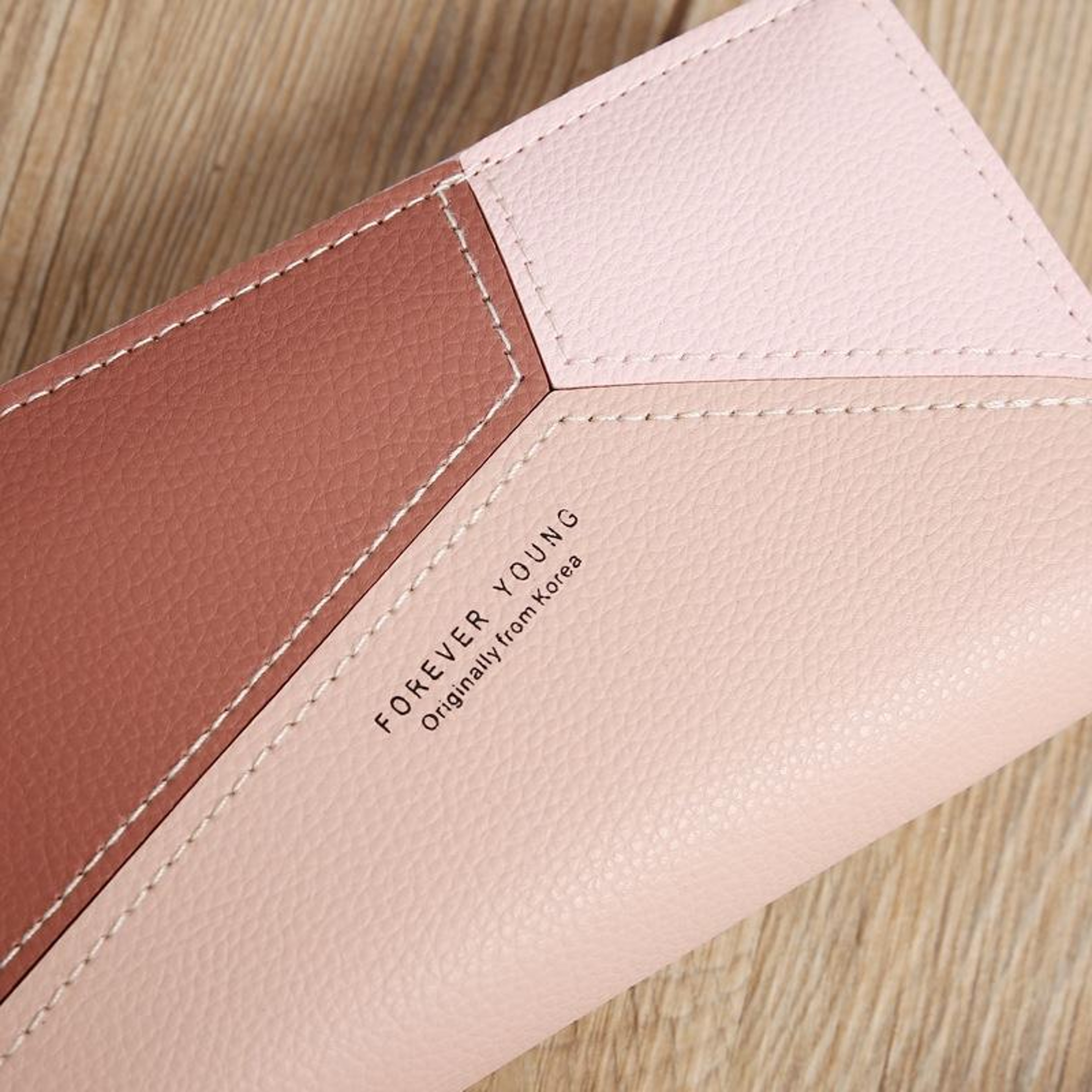 Elegant Womens Long Wallet Double Zipper Phone Wallet With Card Holder And Coin Purse 2