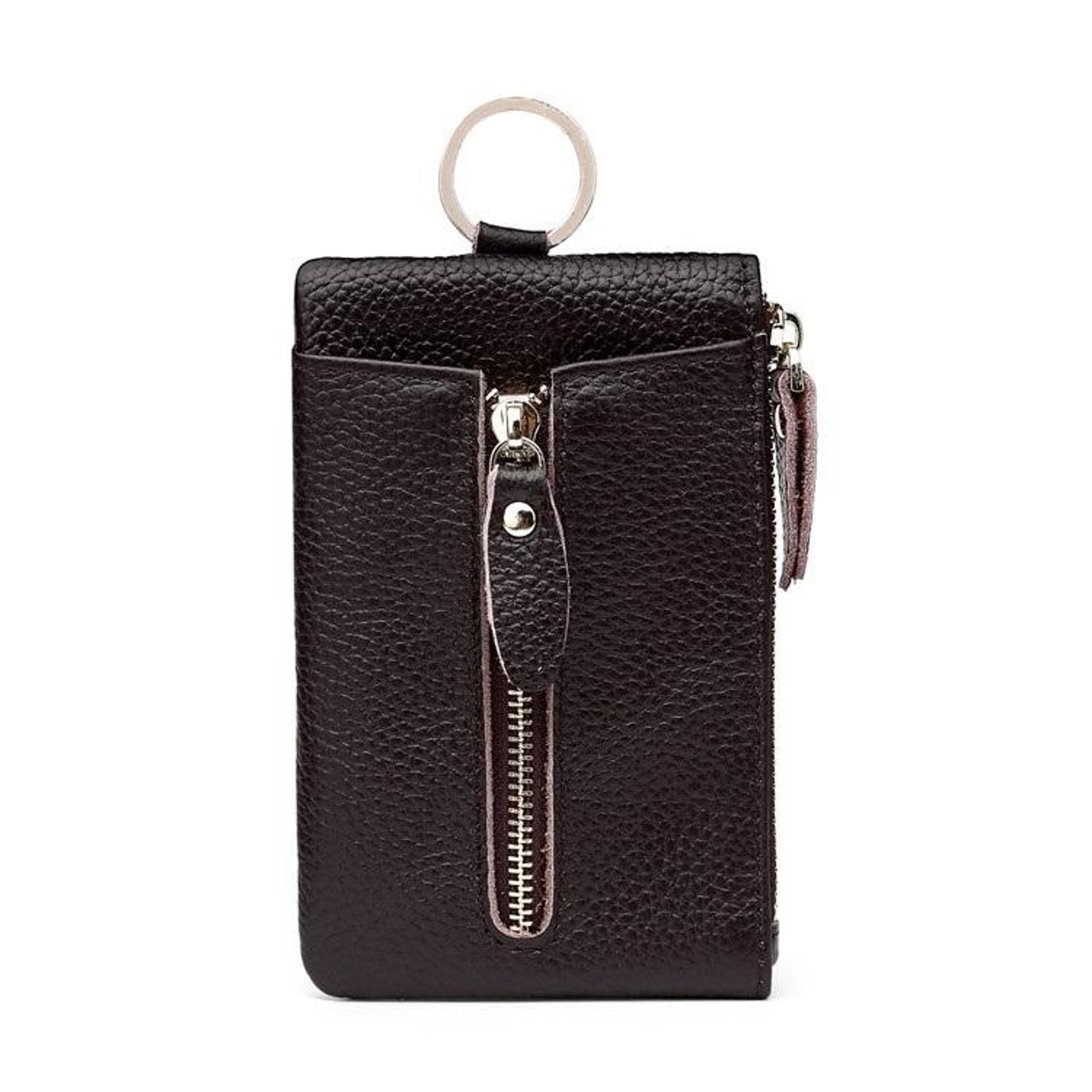 Premium Leather Key Wallet Large Capacity Key Card Case And Coin Purse For Men 10