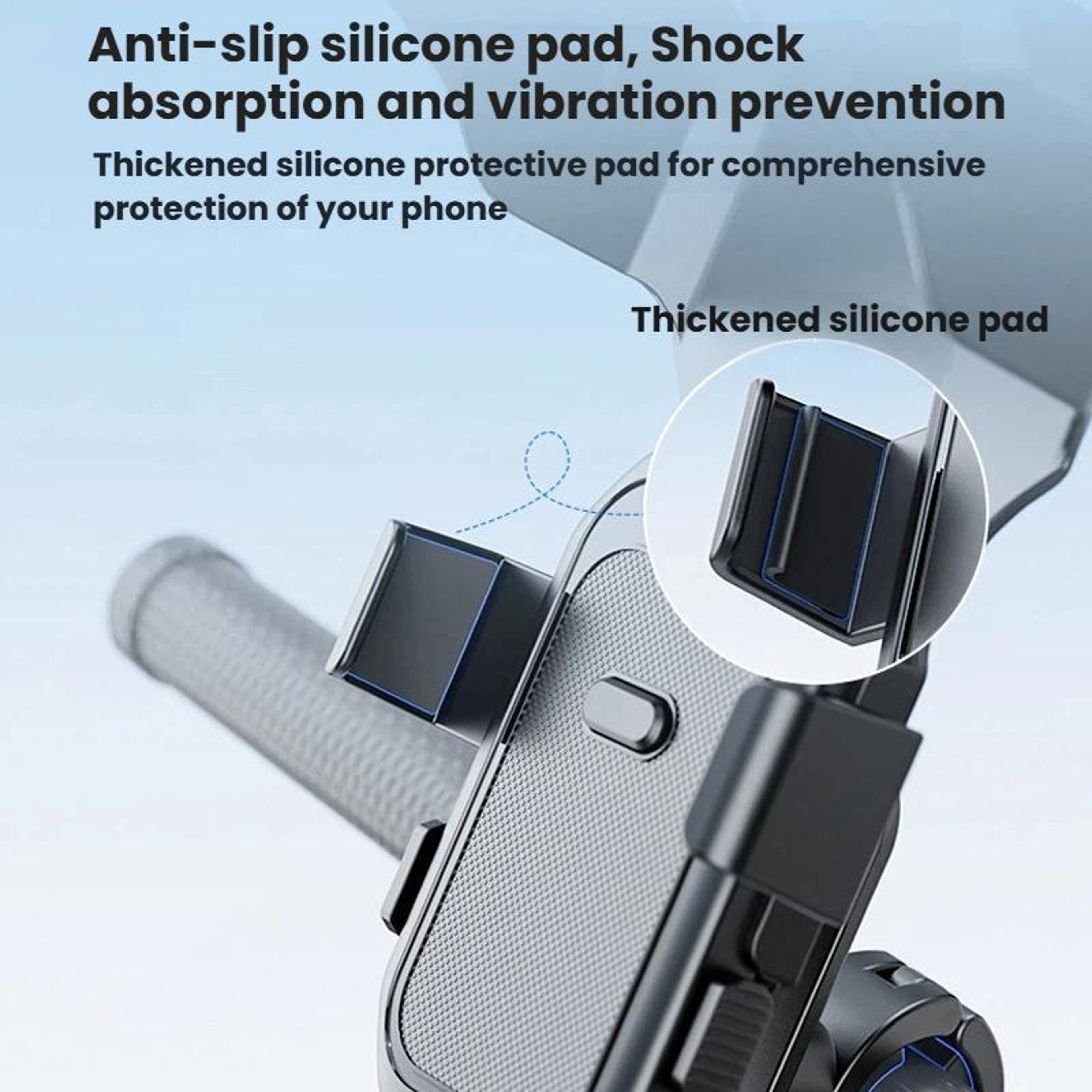 Universal Motorcycle Phone Mount 360 Rotating Bike Phone Holder for Motorcycles Scooters and E Bikes – view 5