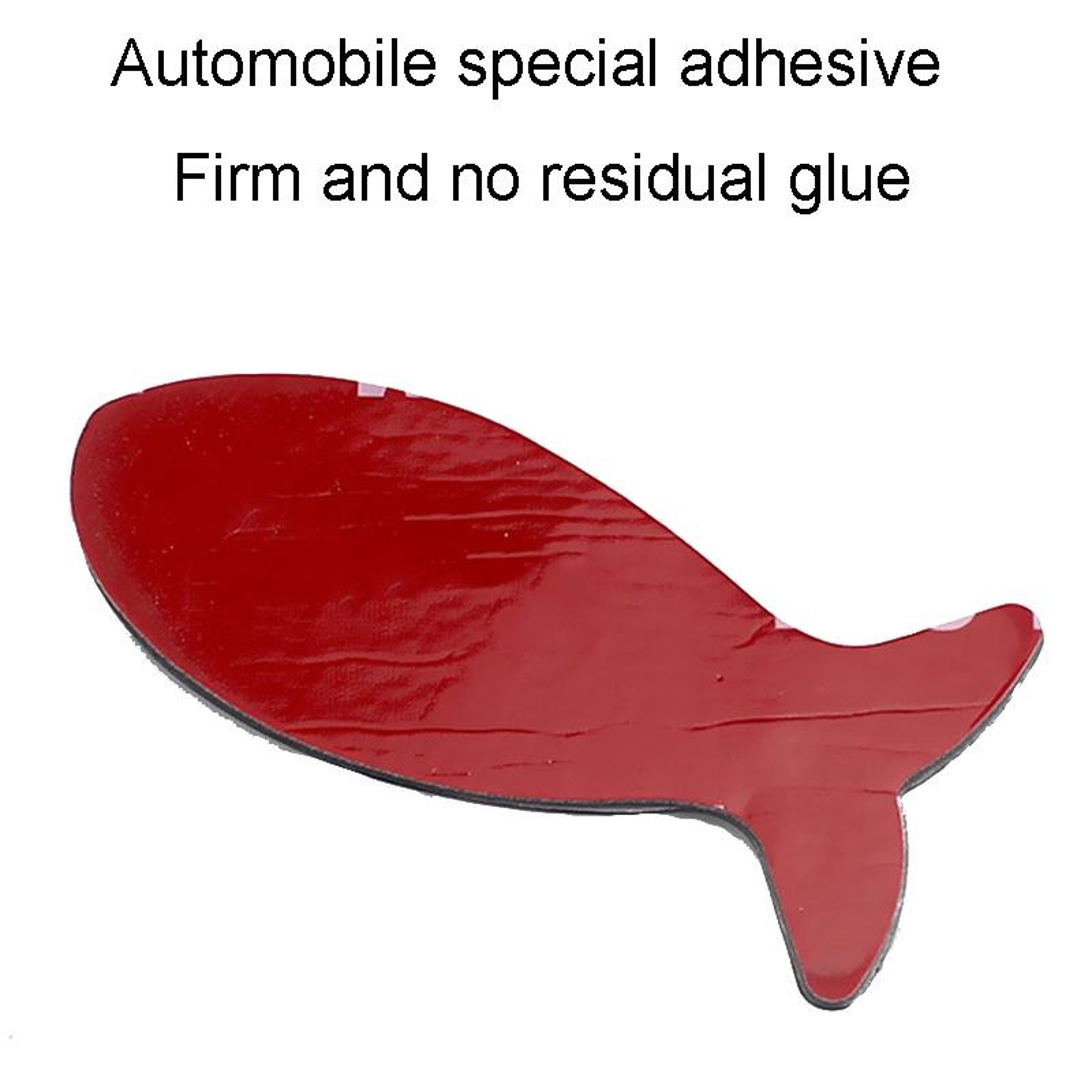 3D Metal Fish Car Emblem Sticker Premium Car Body Decal Tail Badge 3