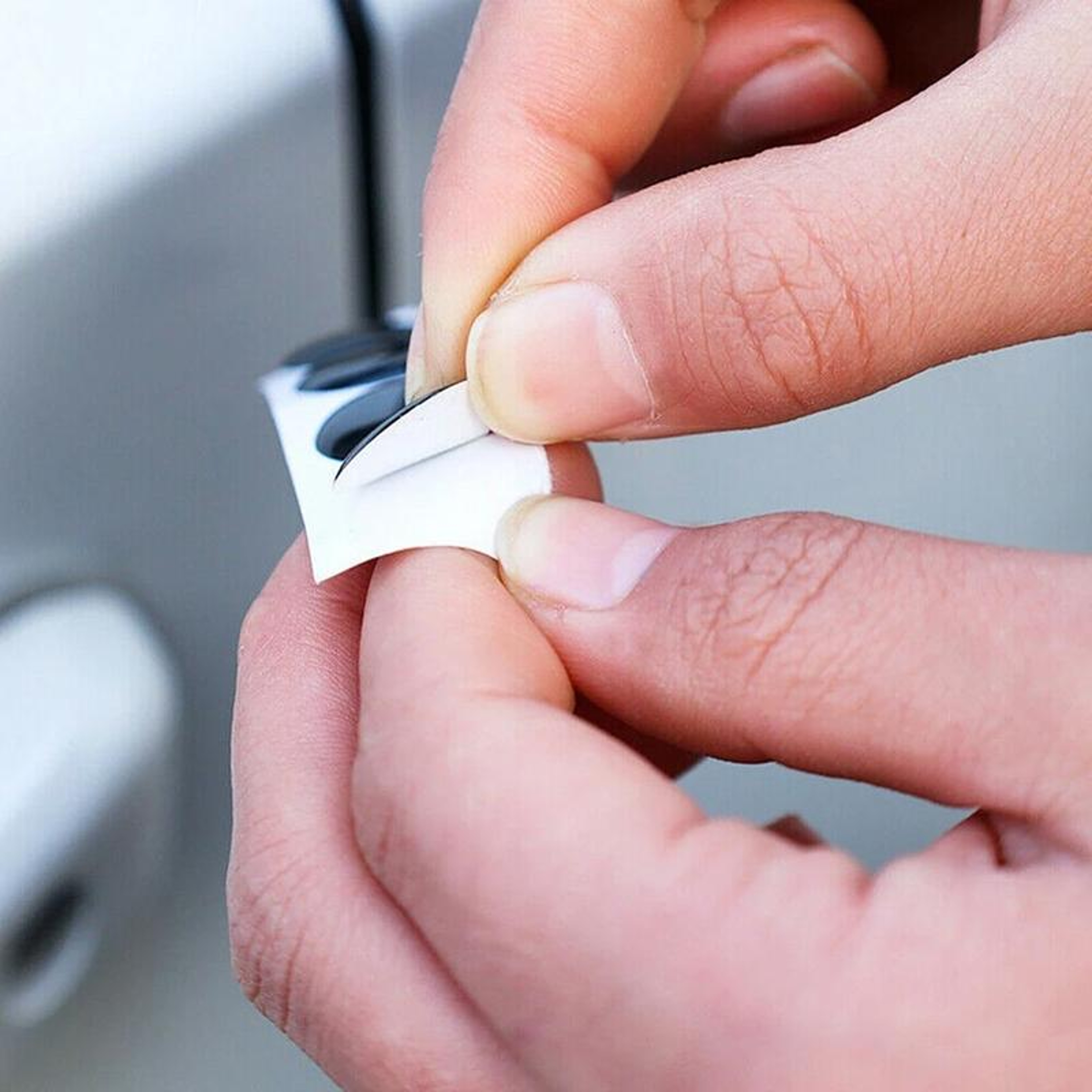 Universal Car Keyhole Protector Sticker Anti Dust Waterproof Lock Cover 10 PCS 3