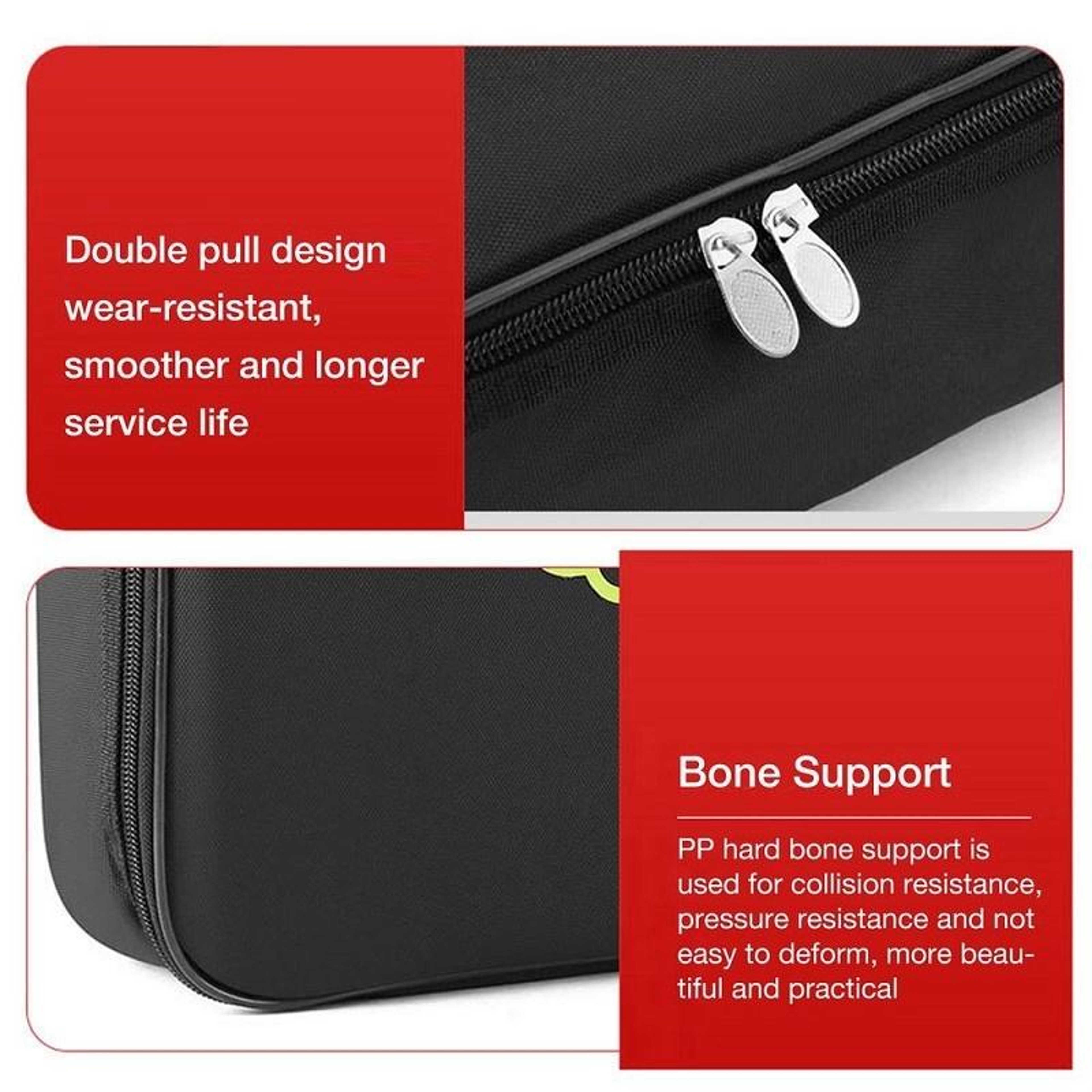 Fireproof EV Charger Storage Bag Waterproof Electric Vehicle Charger Case With Double Zipper 3