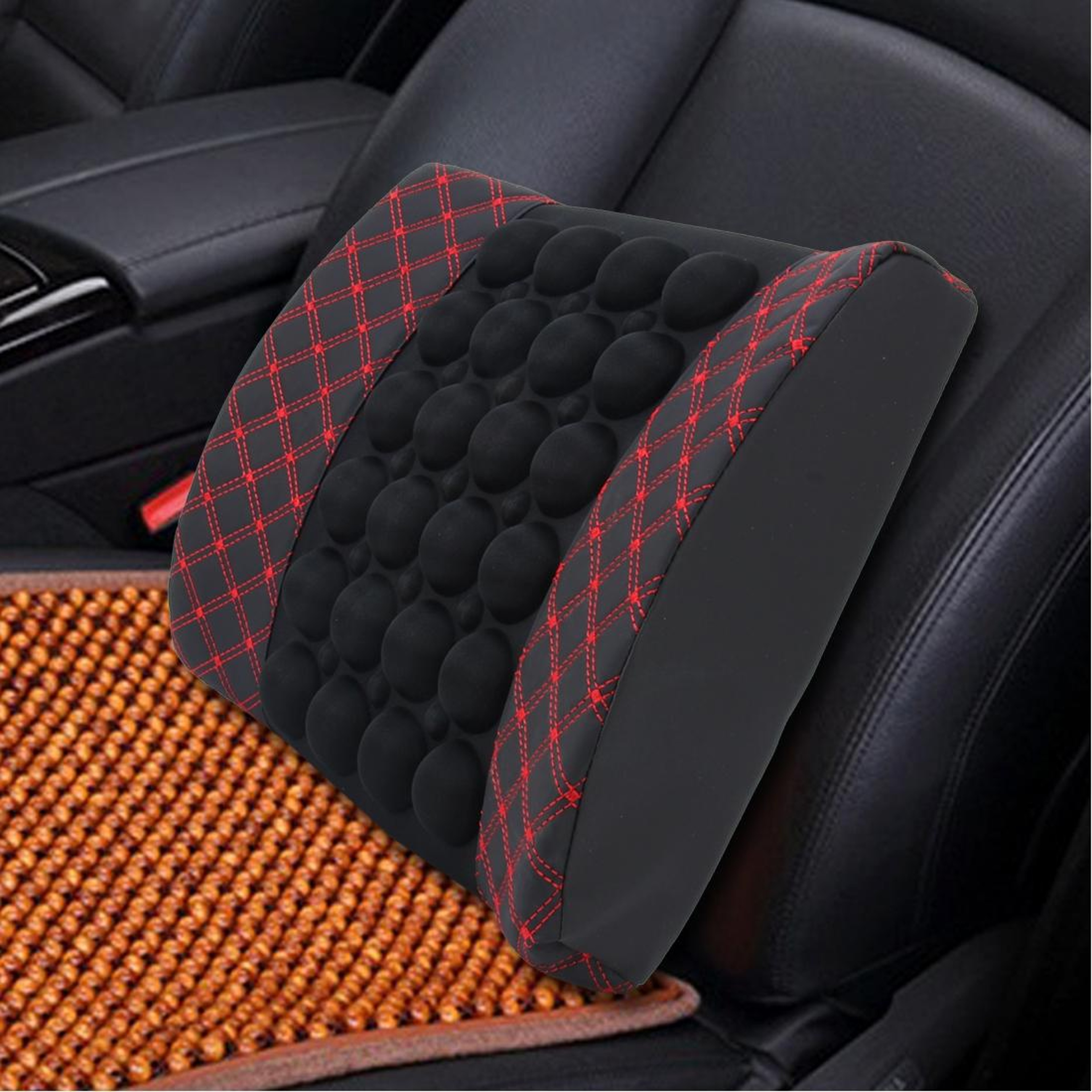 Lumbar Support Cushion For Car Seat  Office Chair Back Pain Relief 7