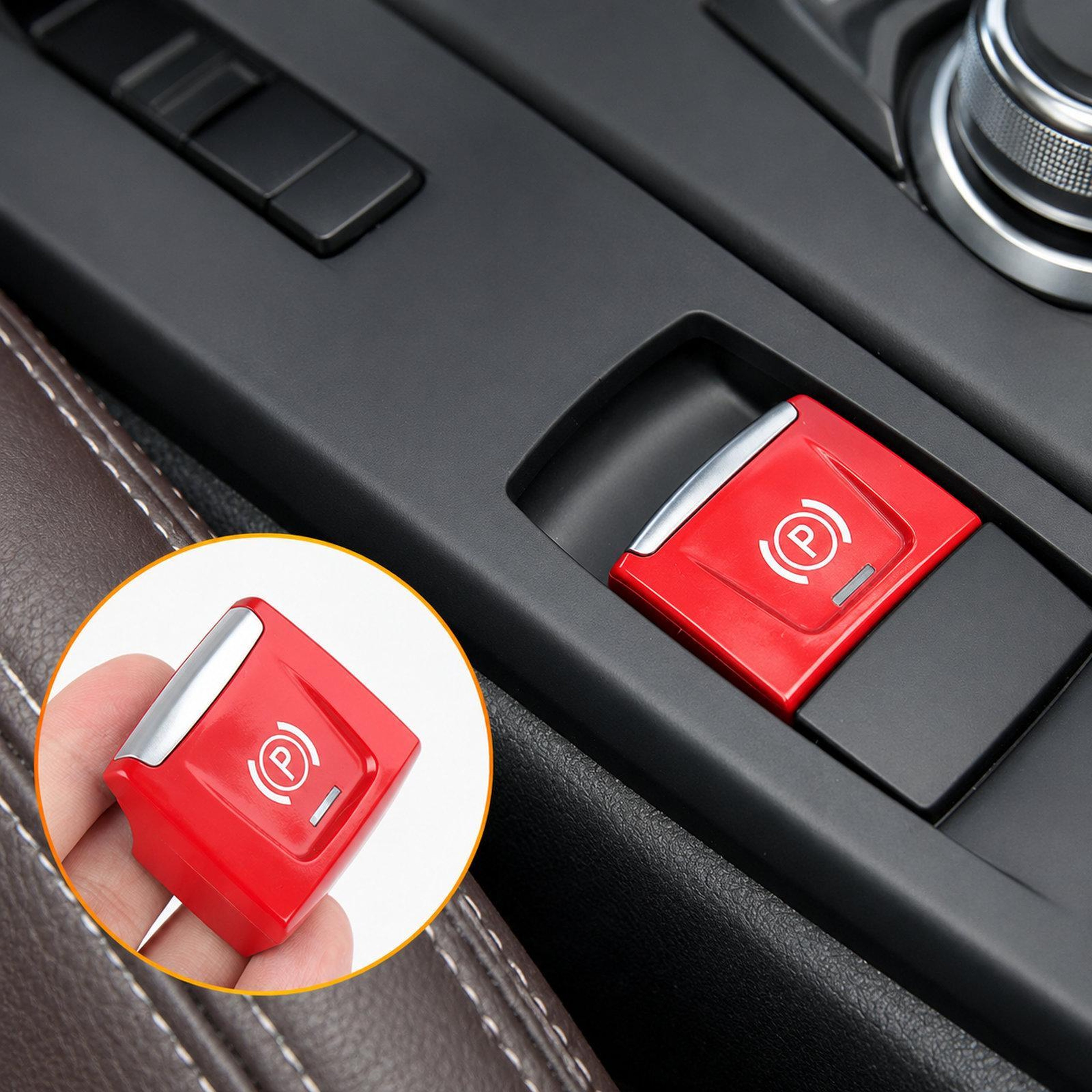 BMW X1 F48 Electronic Parking Brake Button Replacement P Switch Cover – view 9
