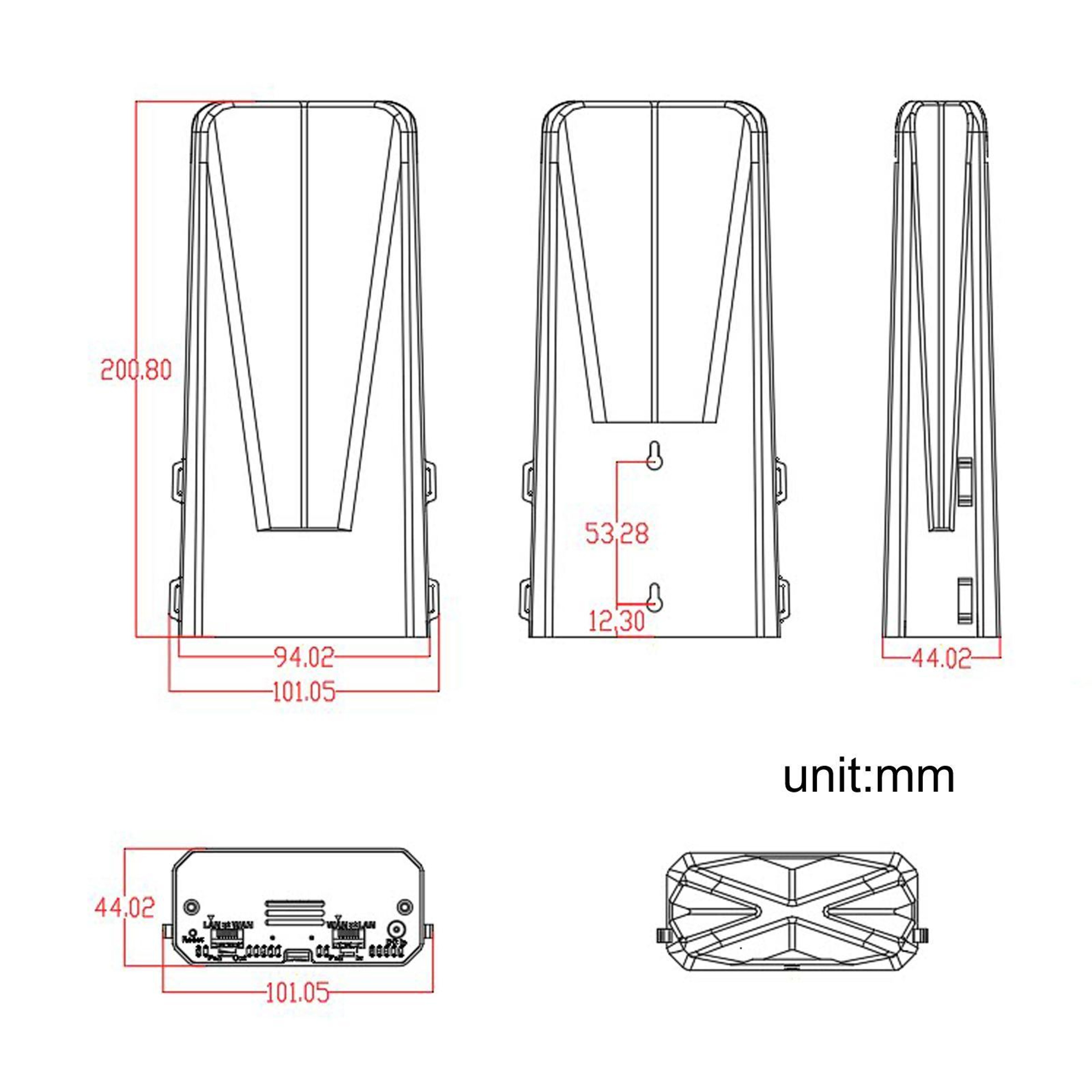 Outdoor Wireless Bridge Dual Band WiFi CPE with Gigabit Ports and PoE – view 9