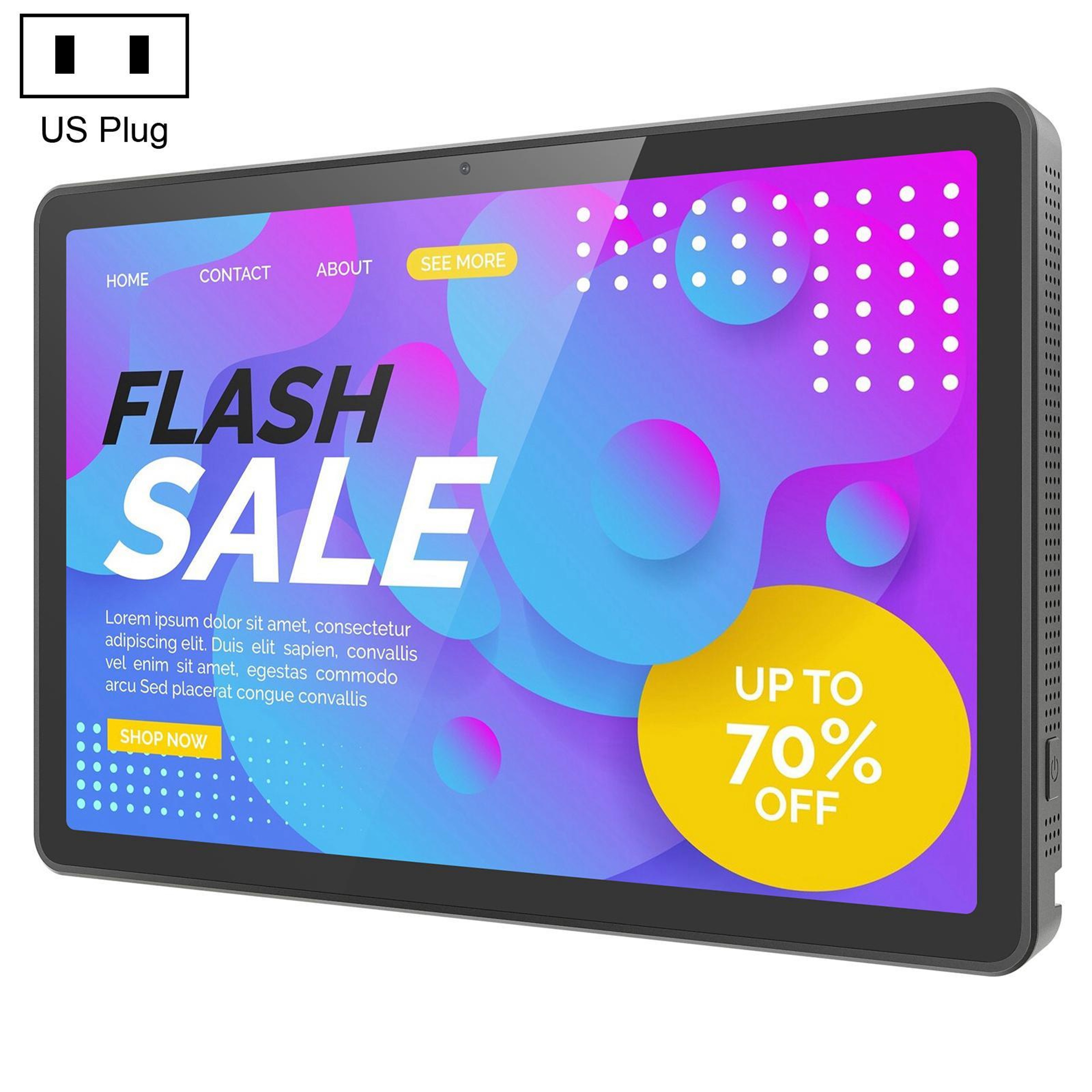 1095Inch Digital Signage Display With Android 14 10Point Touch 0