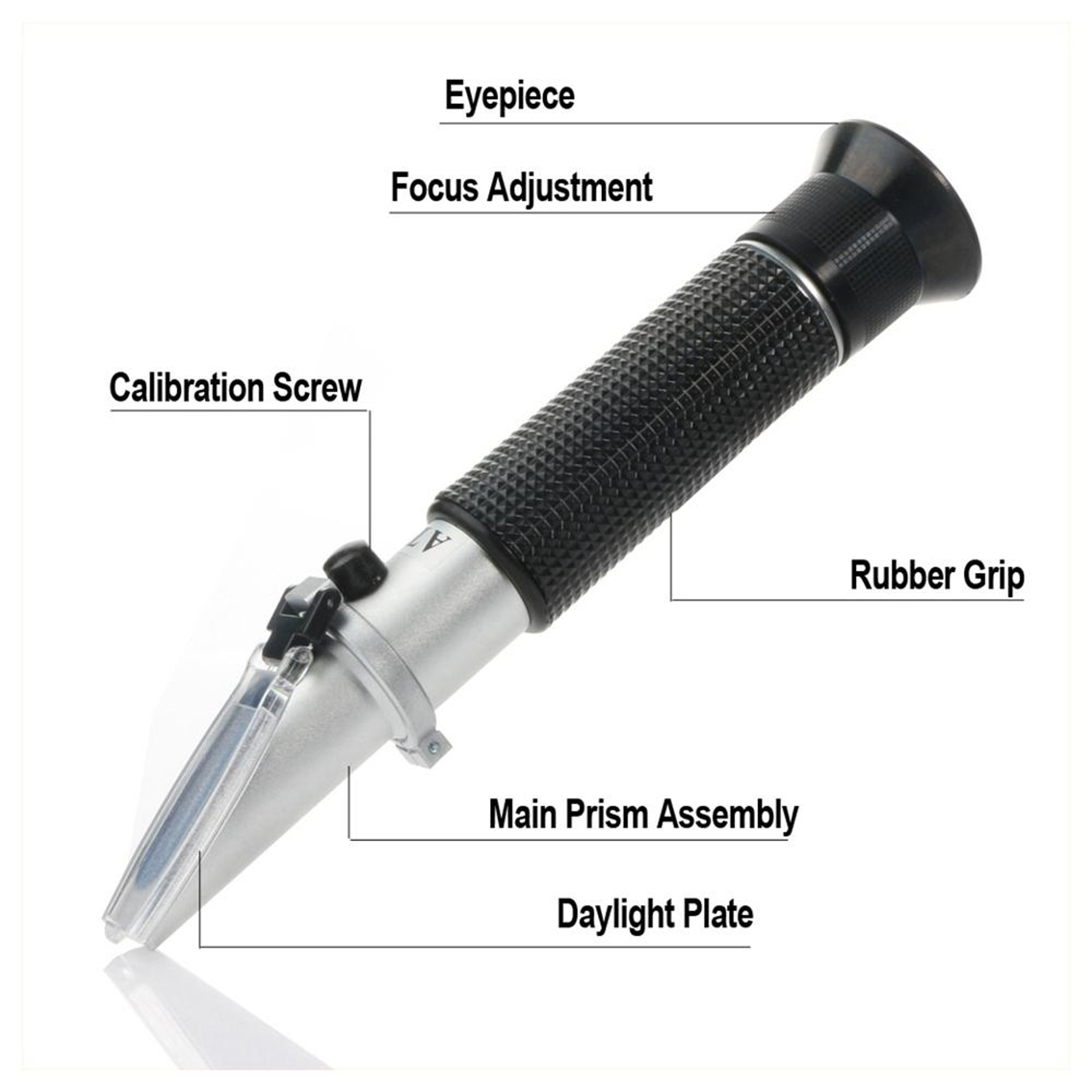 Salinity Refractometer with ATC Dual Scale Saltwater Specific Gravity Meter – view 4