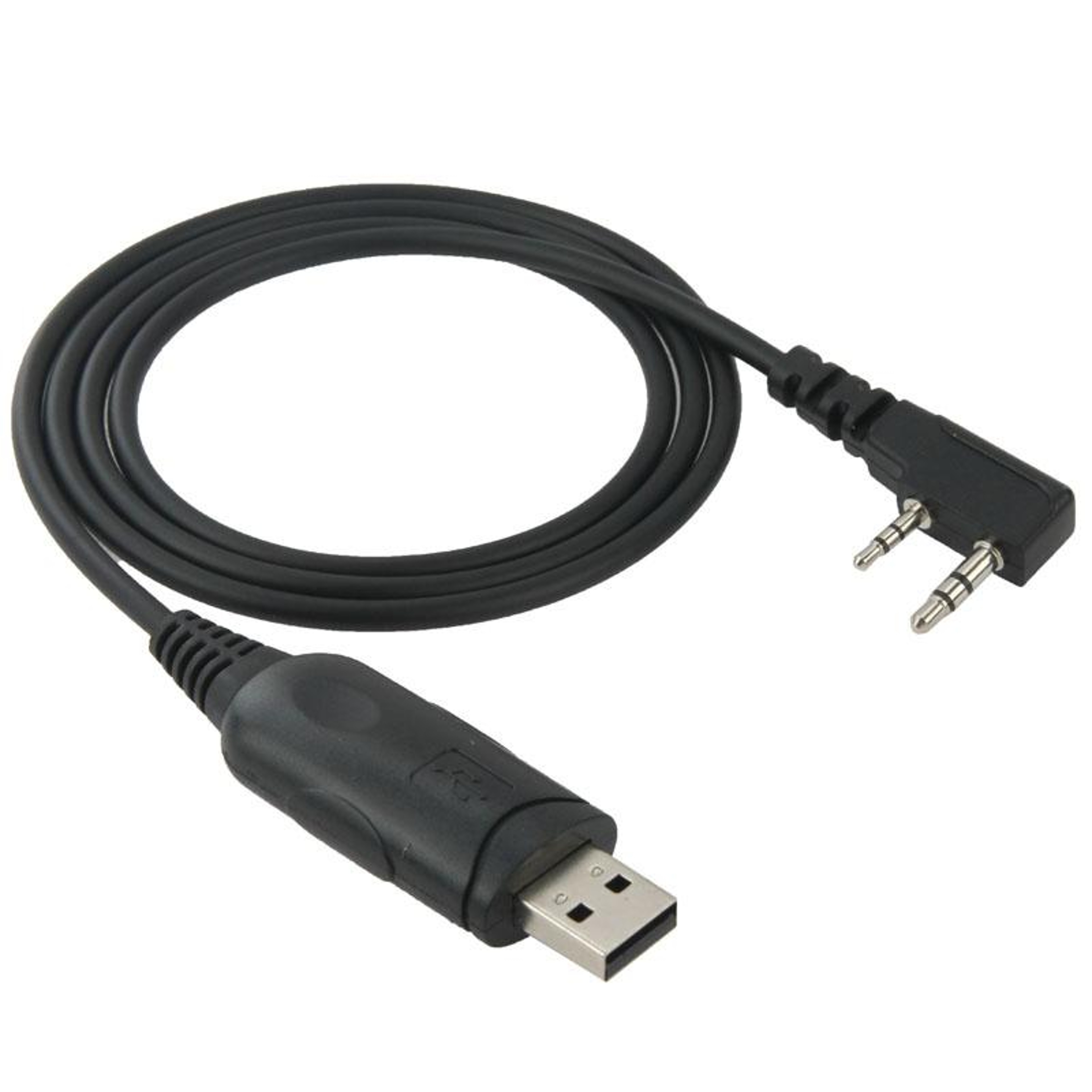 Walkie Talkie Programming Cable USB 20 With 35mm And 25mm 2Pin Plugs 0