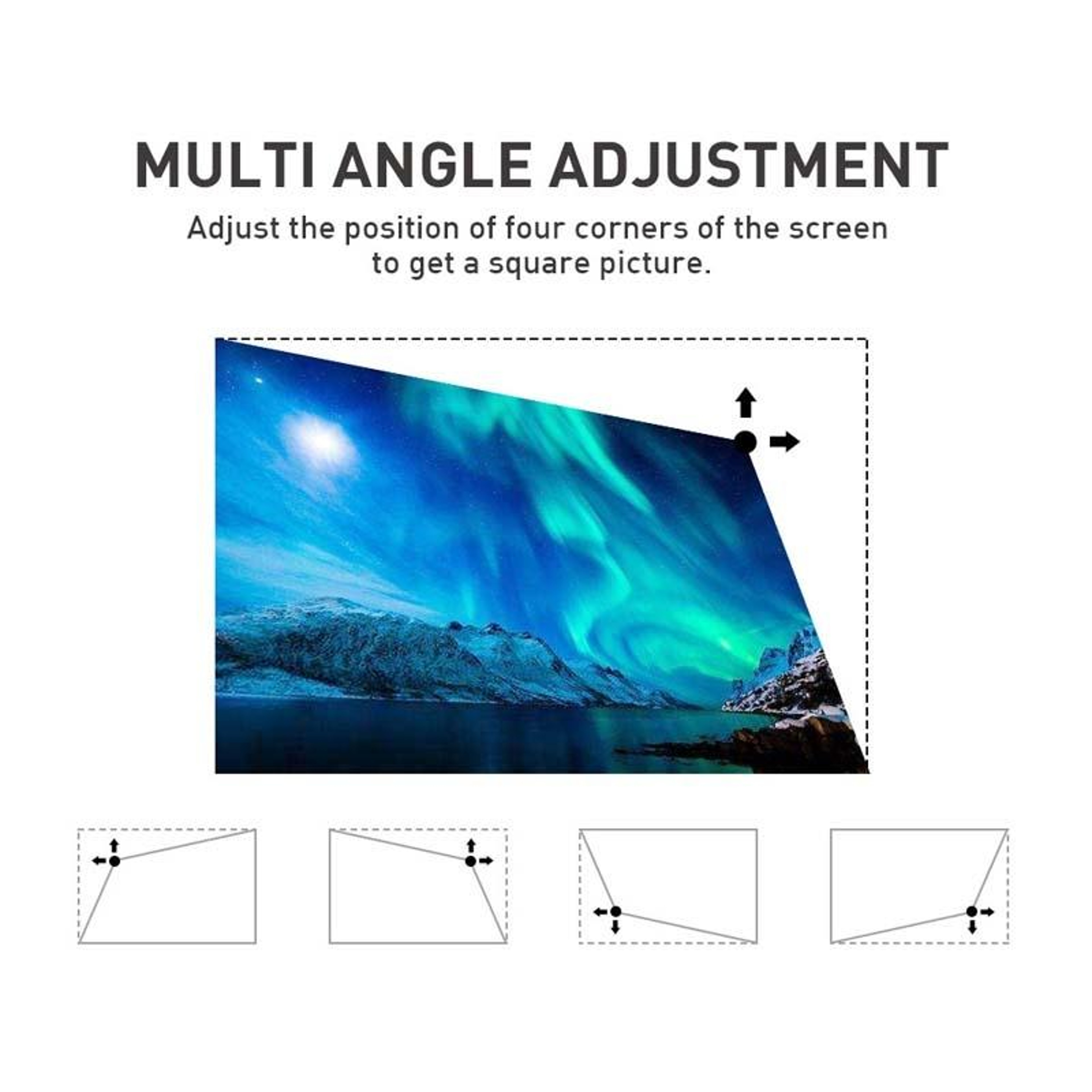 Mini Smart Projector with 4K Decoding, Dual-Band WiFi and Bluetooth – view 10