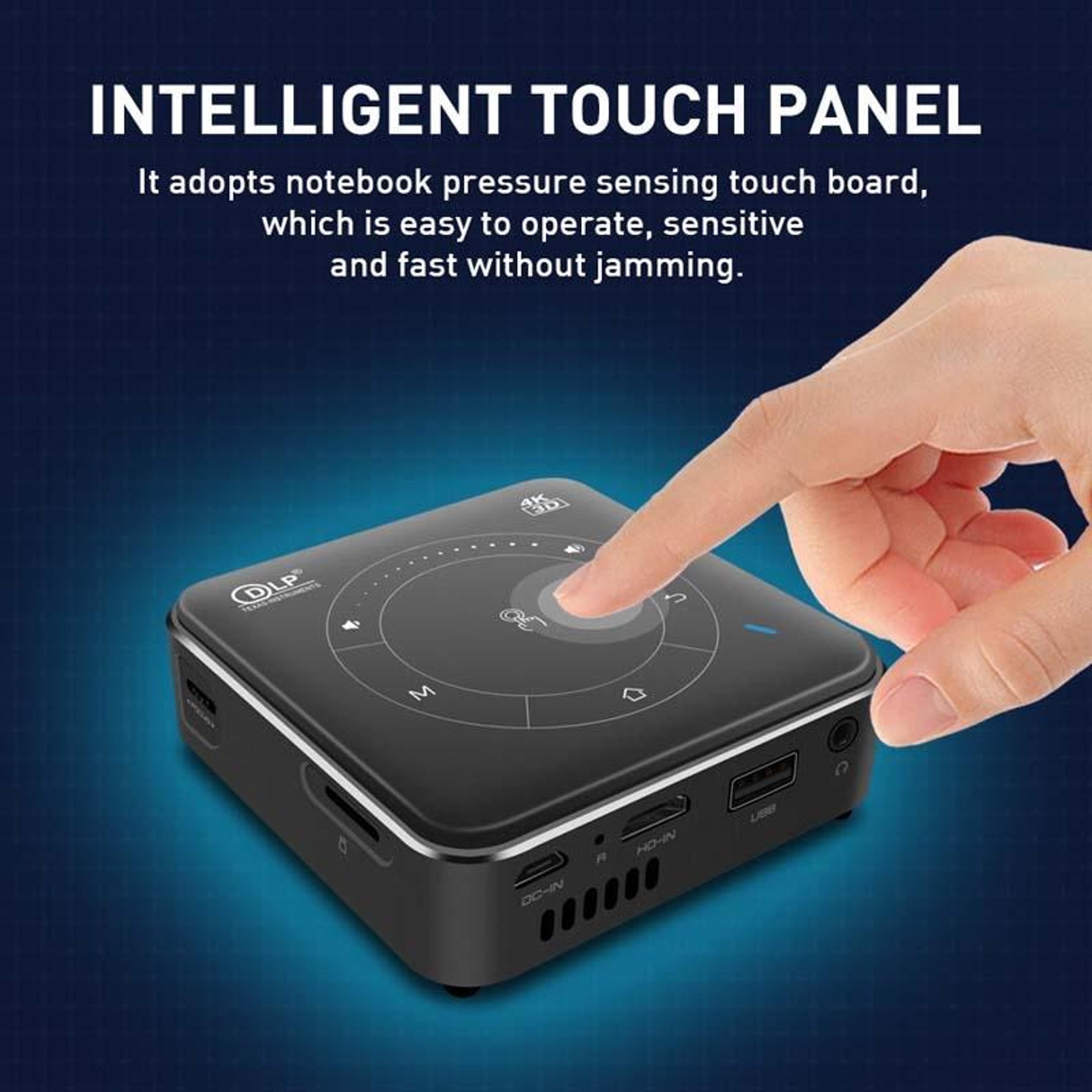 Mini Smart Projector with 4K Decoding, Dual-Band WiFi and Bluetooth – view 12