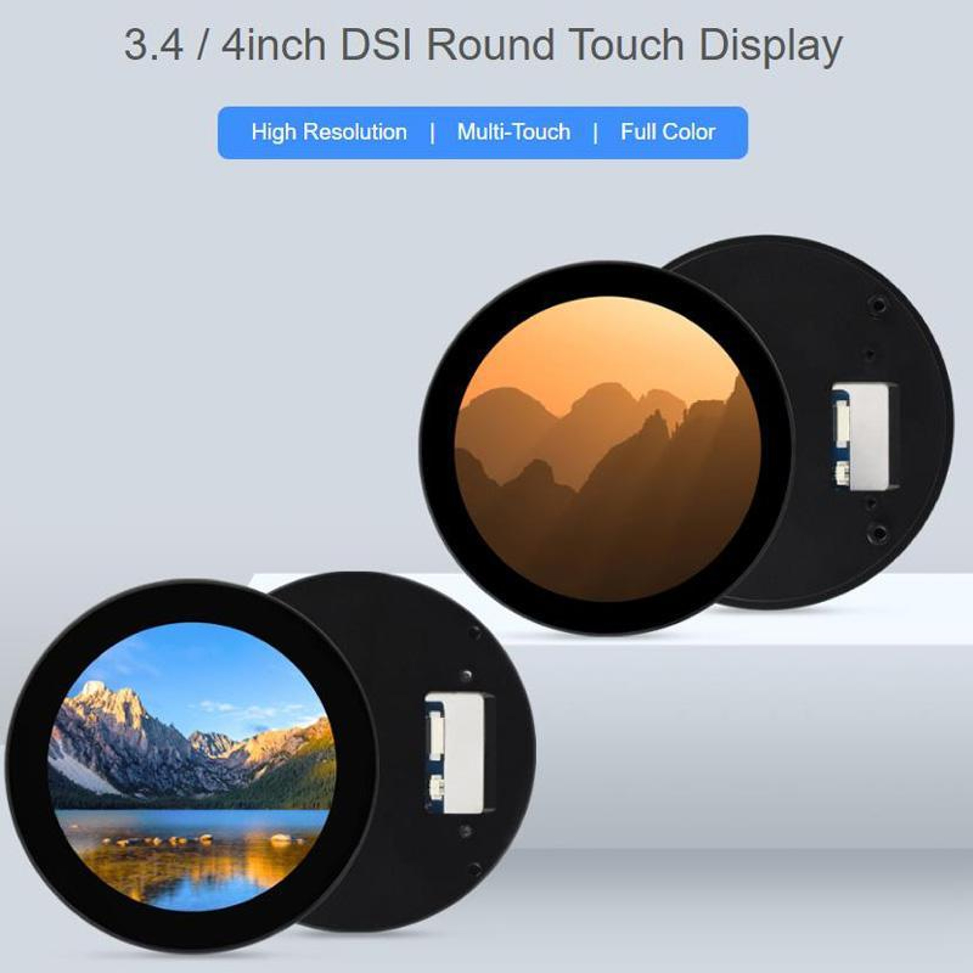 Round IPS Capacitive Touch Display With 10Point Touch And MIPI DSI 2