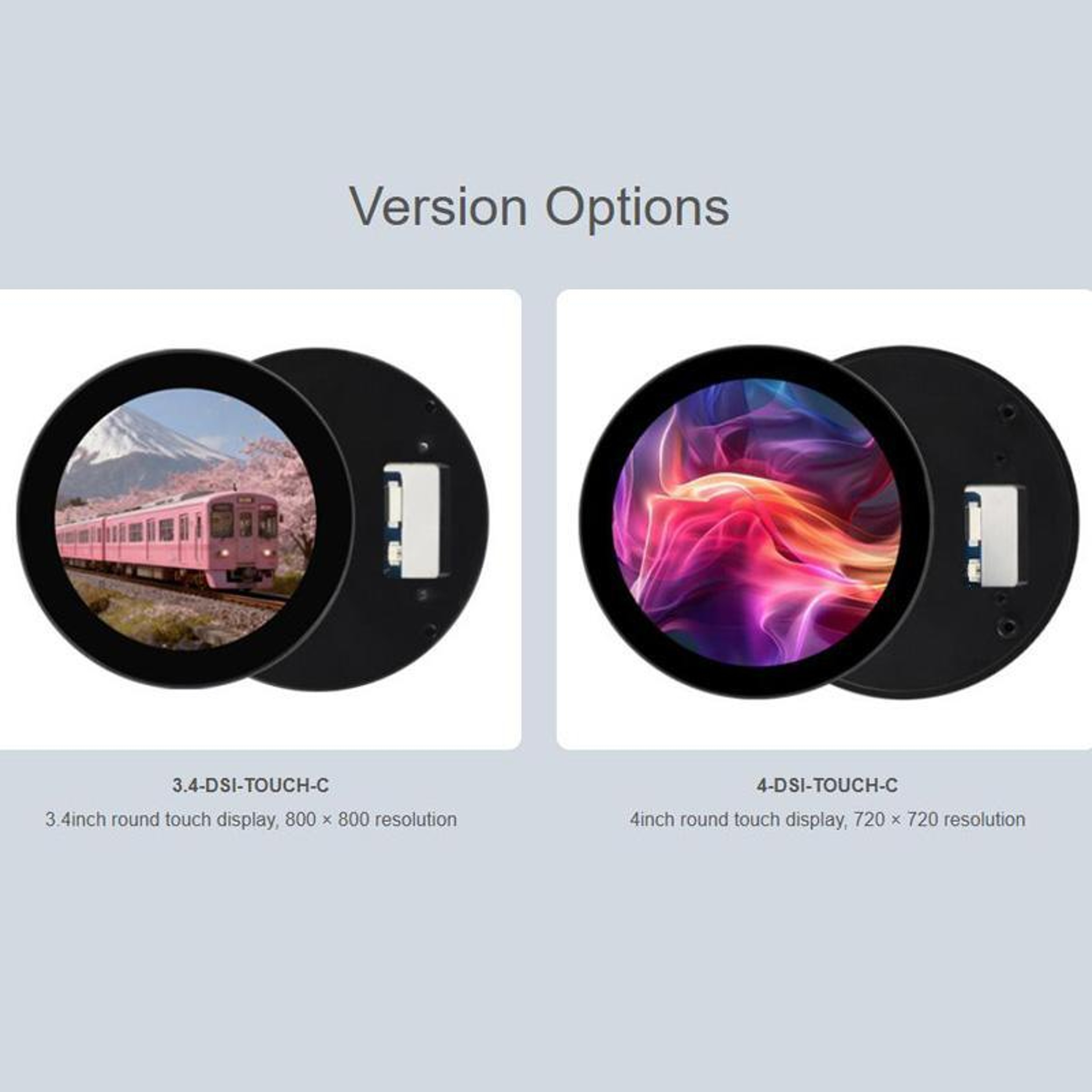 Round IPS Capacitive Touch Display With 10Point Touch And MIPI DSI 3