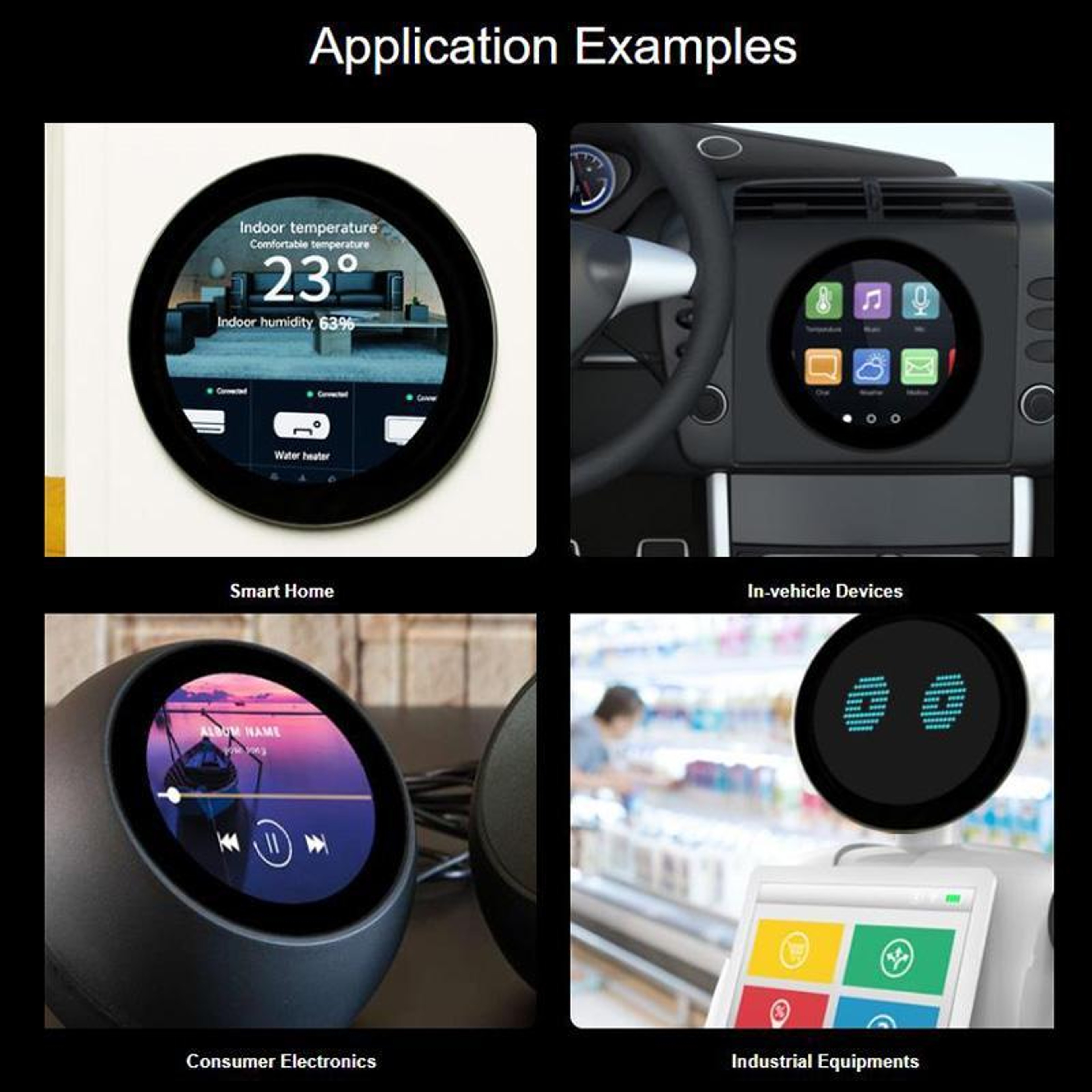 Round IPS Capacitive Touch Display With 10Point Touch And MIPI DSI 6