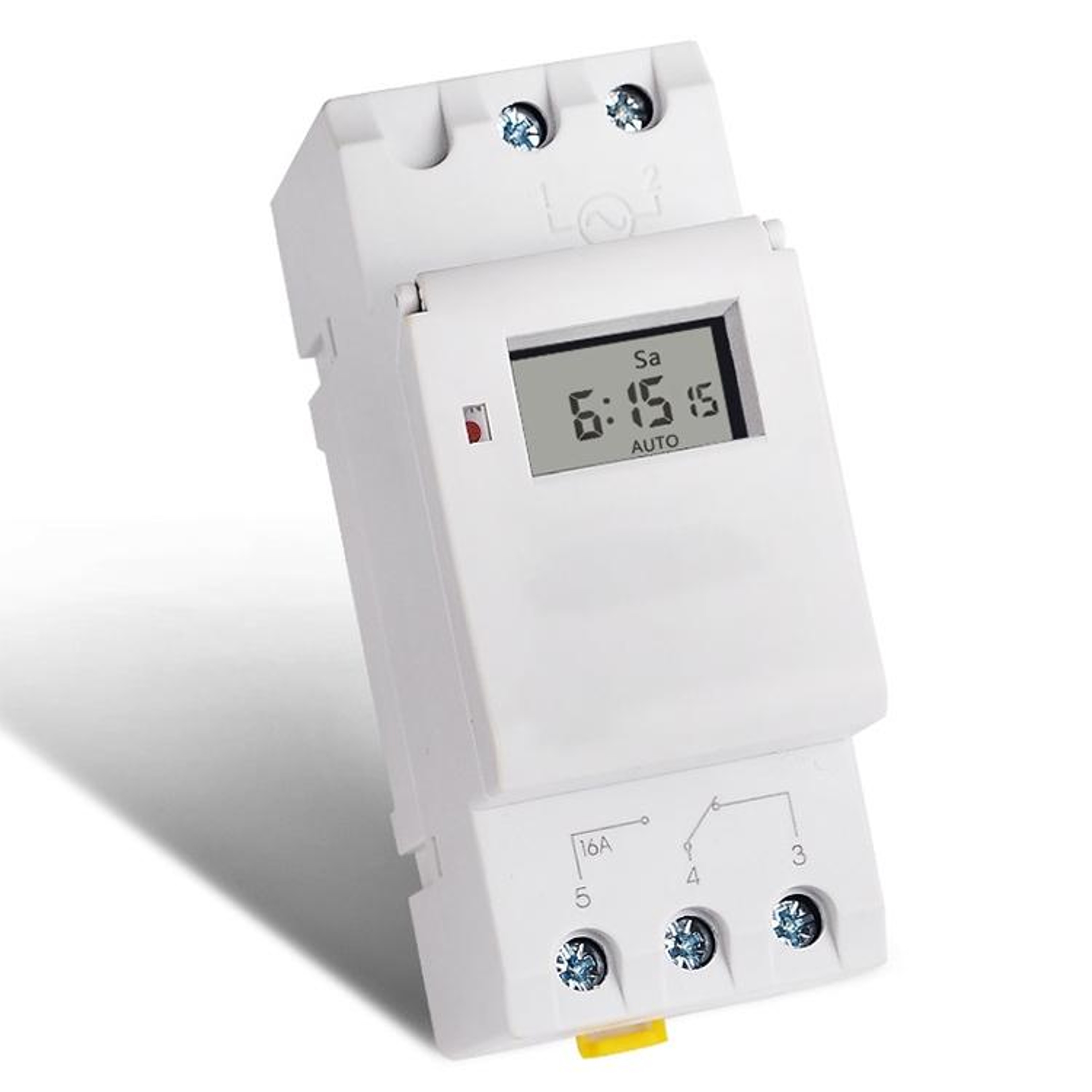 Weekly Programmable Digital Timer Switch with LCD, 16 ON/OFF Programs – view 2