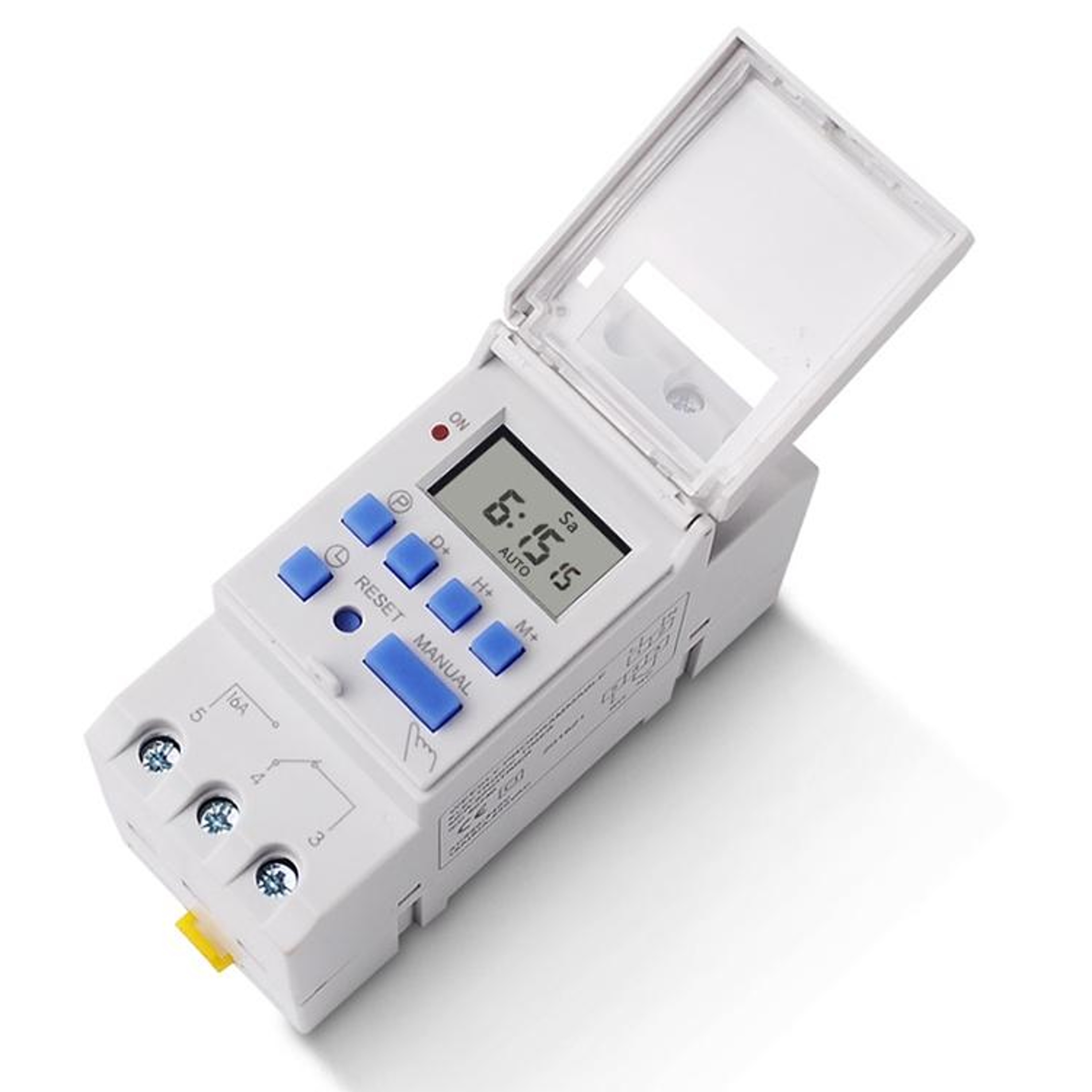 Weekly Programmable Digital Timer Switch with LCD, 16 ON/OFF Programs – view 3