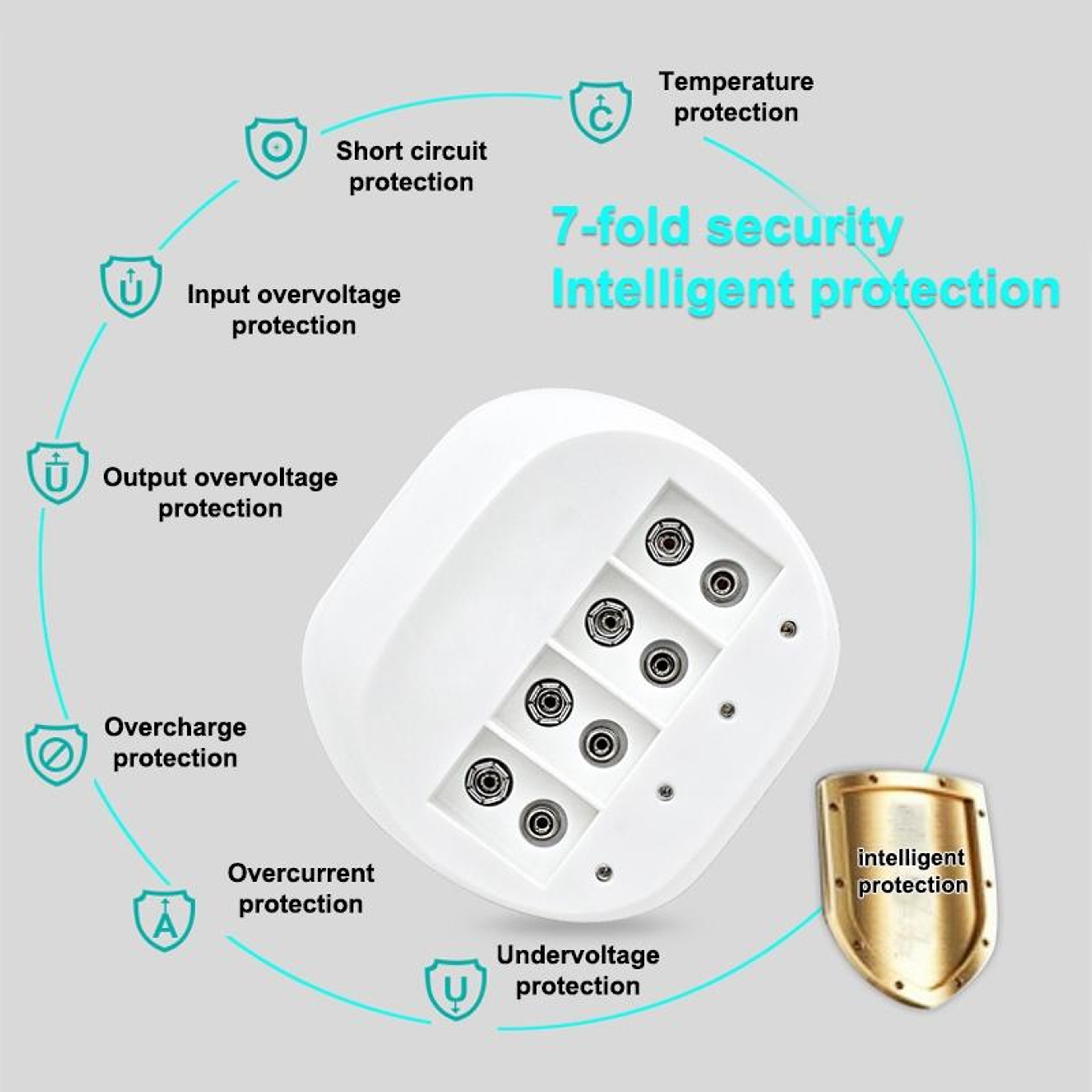 4Slot Lithium Battery Charger With Smart Safety Protection 2