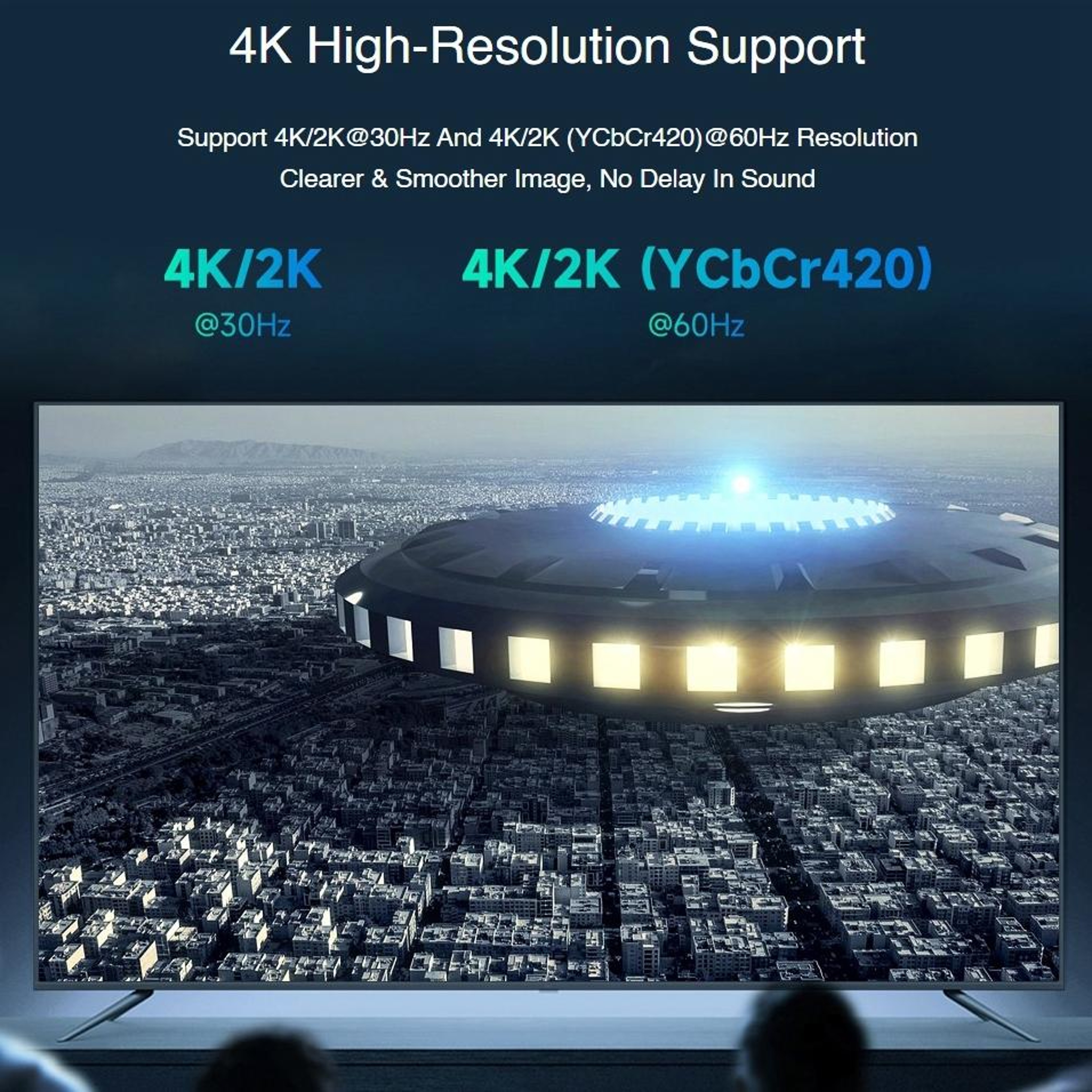 4K HDMI Switcher 3 Port HDMI 3-In-1-Out Selector – view 6