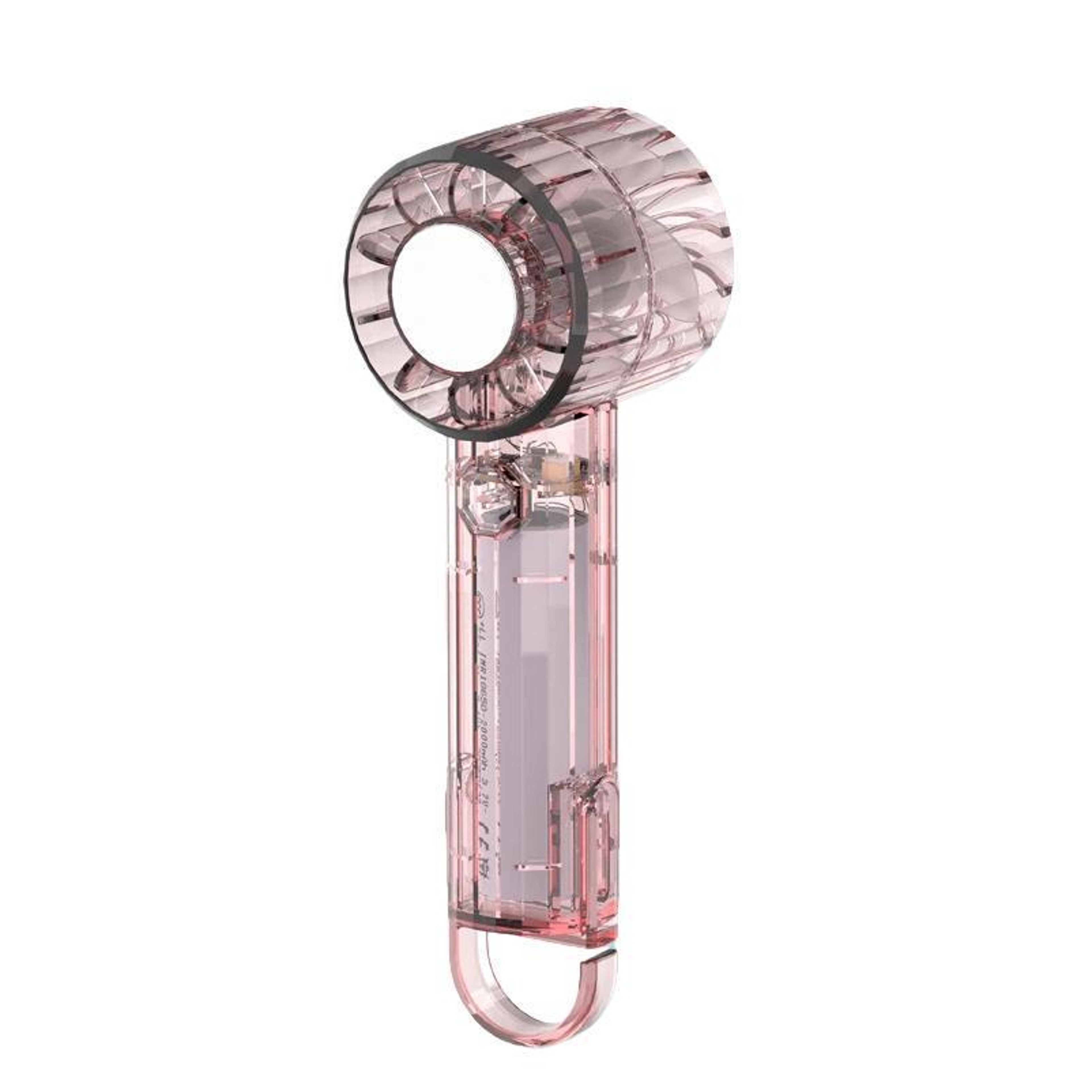 4-Speed Rechargeable Mini Handheld Fan with Carabiner Clip and Mirror – view 16