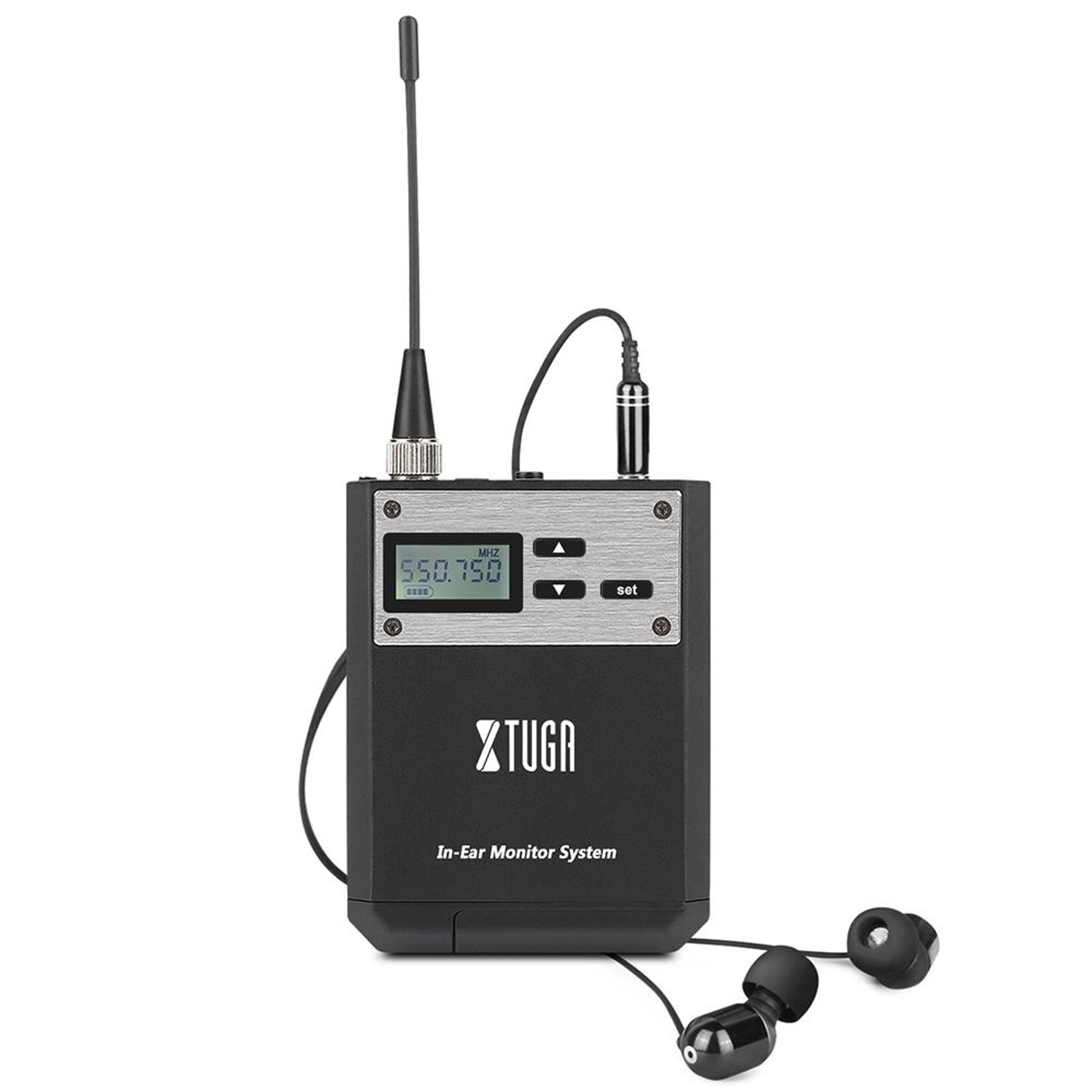 UHF Wireless In-Ear Monitor Bodypack Receiver for Stage Performers – view 1