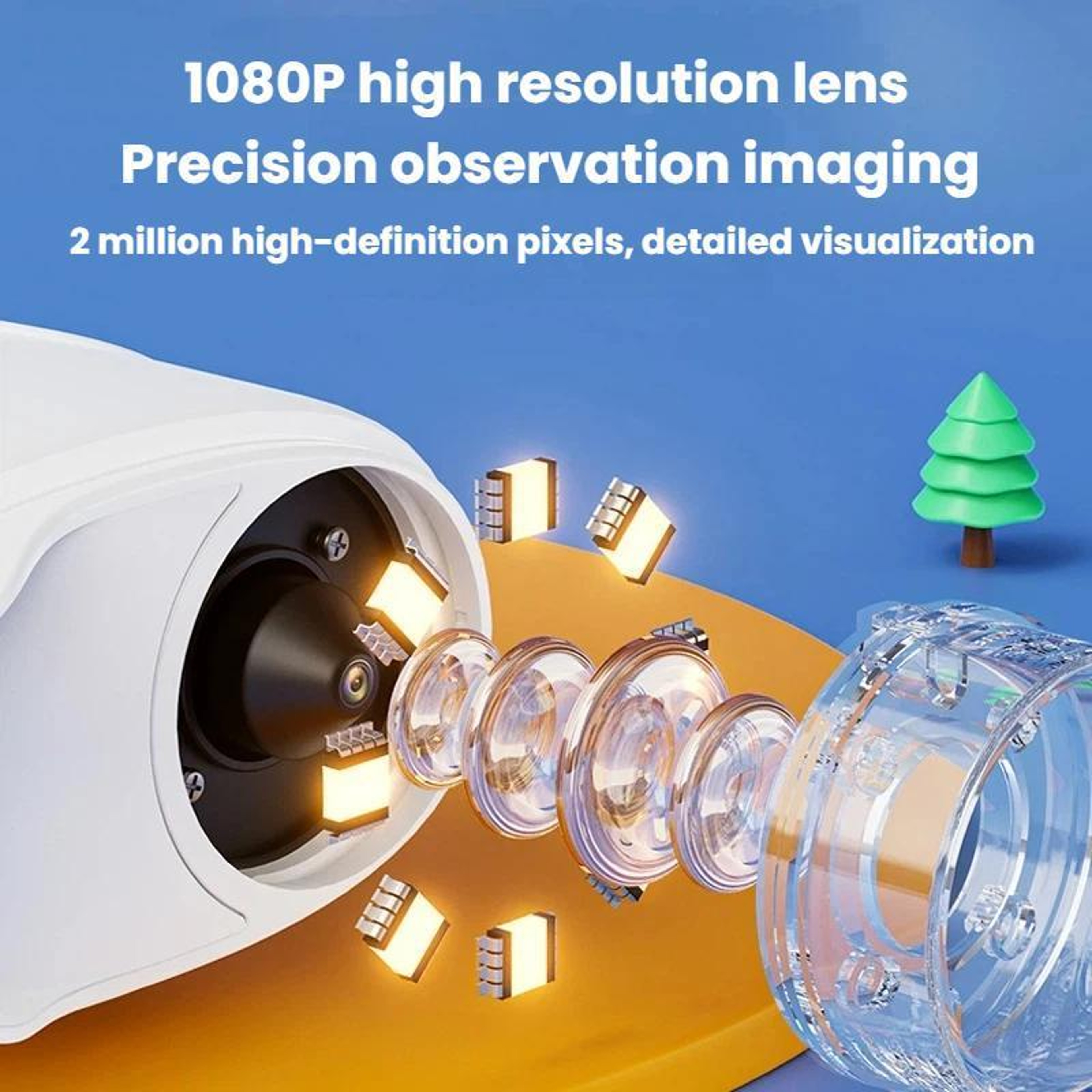 Portable Digital Microscope for Kids with 1080P Camera and 2 Inch IPS Screen – view 3