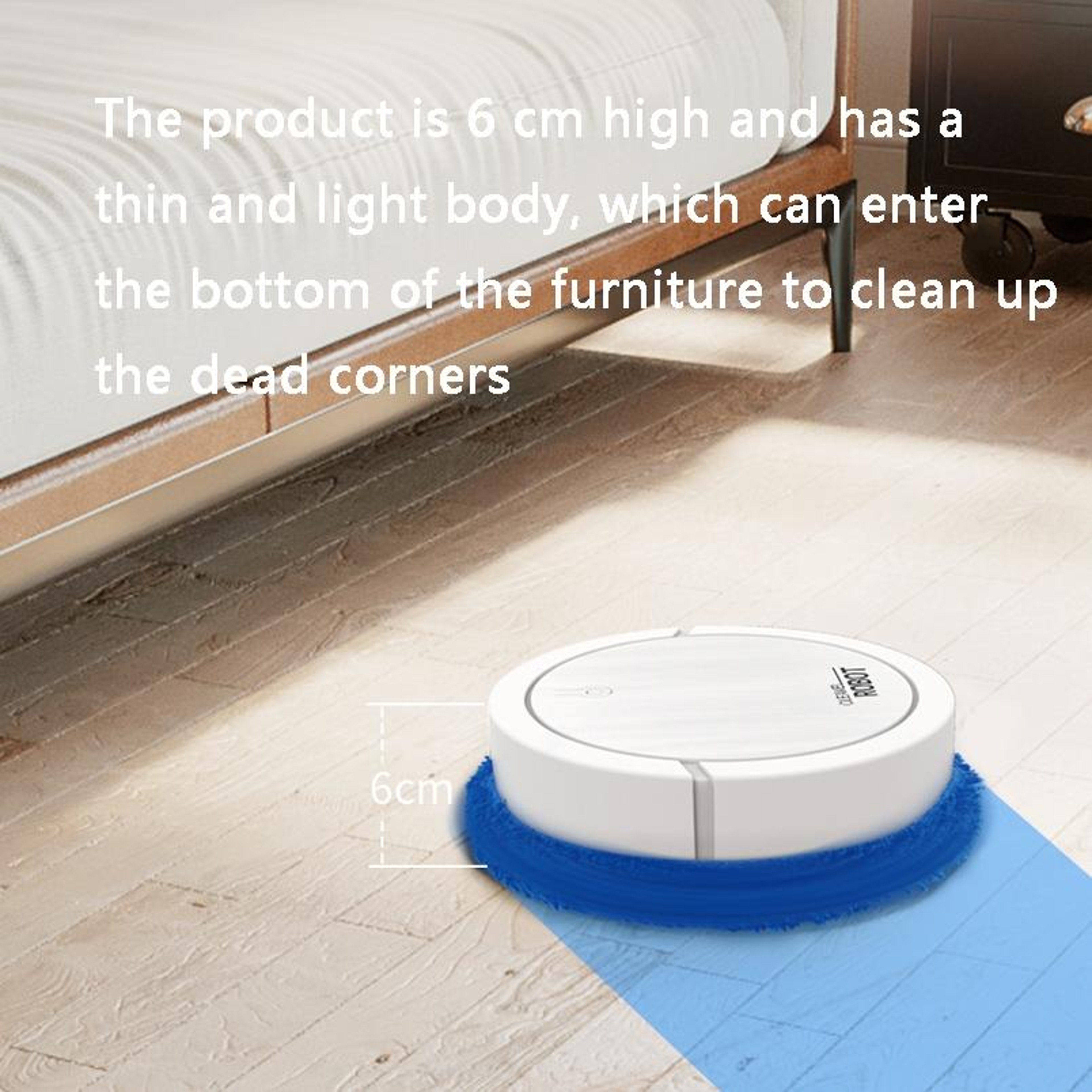 3in1 Robot Vacuum Cleaner And Mop With Slim Automatic Floor Cleaning 5