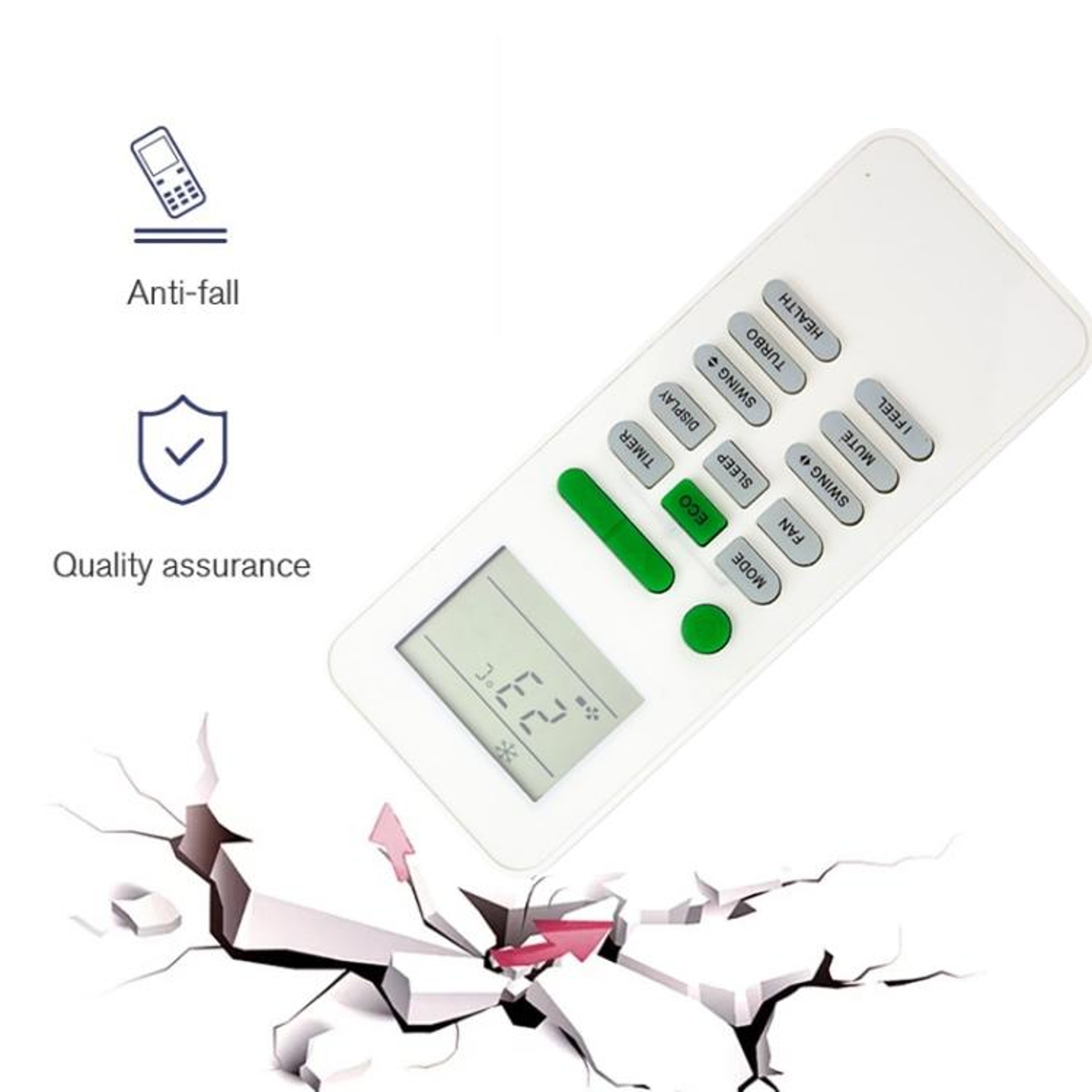TCL Air Conditioner Remote Control 3VDC Replacement No Programming Required – view 4