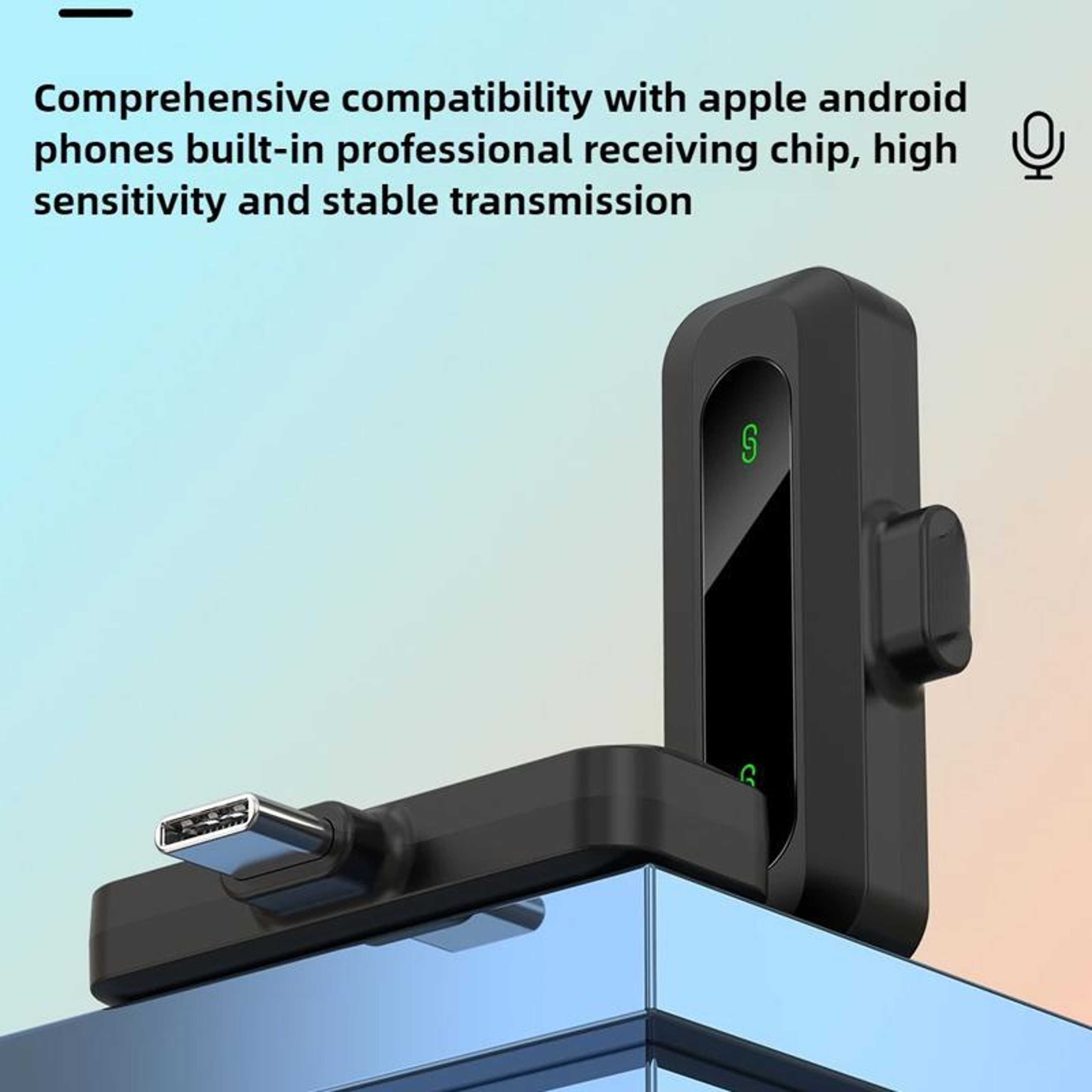 J3 Wireless Lavalier Microphone with Noise Reduction and Type-C Receiver – view 17