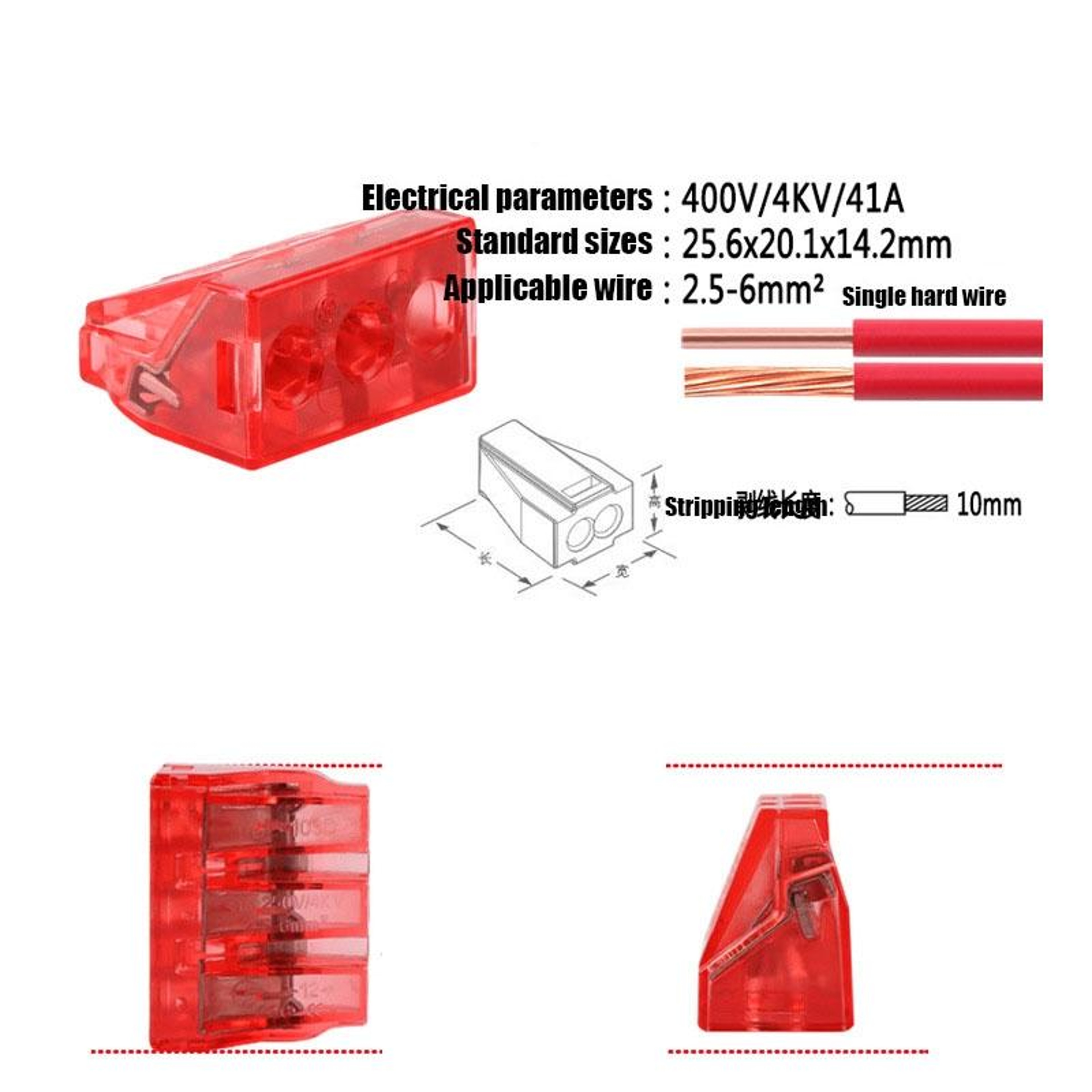 3Wire Terminal Block Connectors 3
