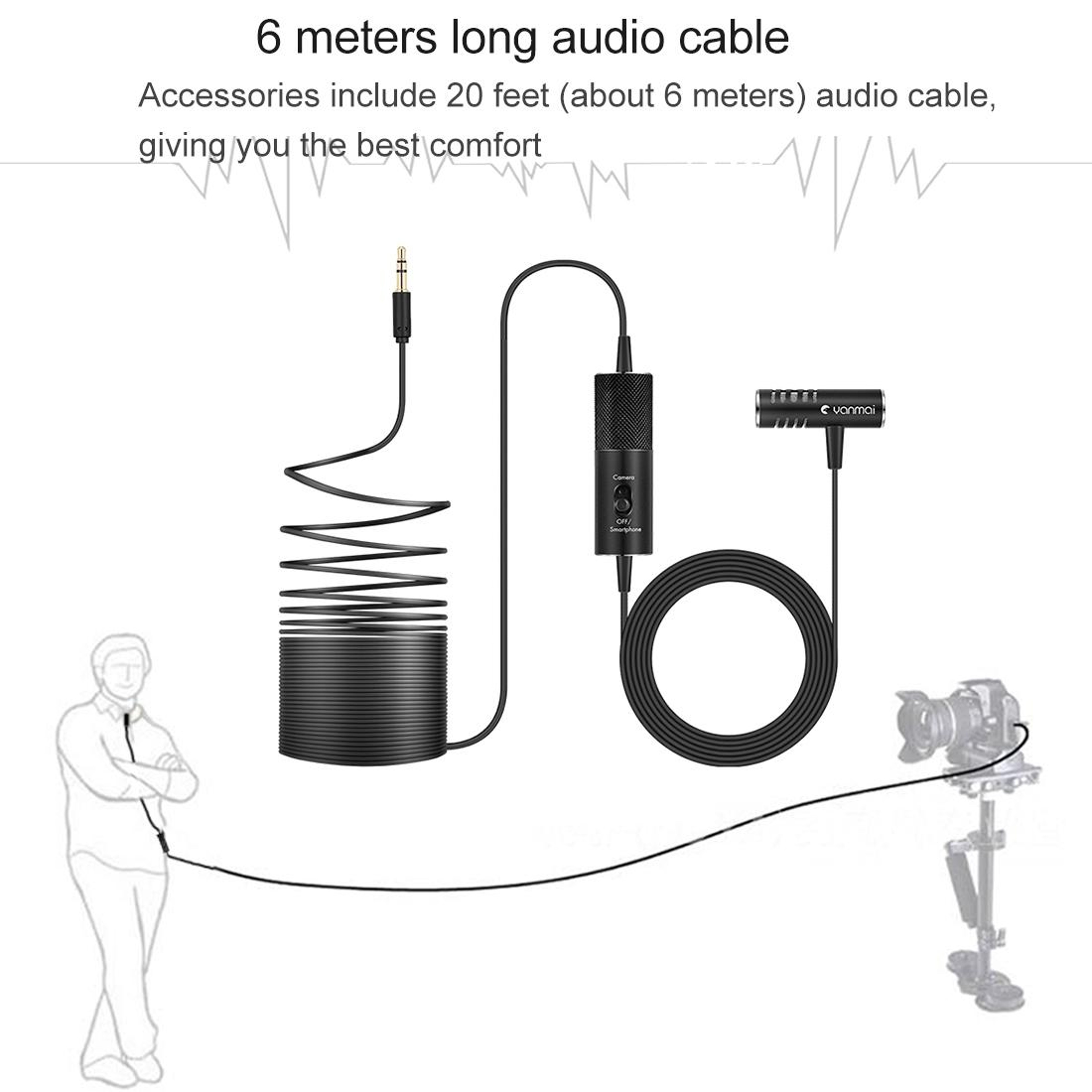 ClipOn Lavalier Microphone With 35mm Plug And Omnidirectional Recording 5