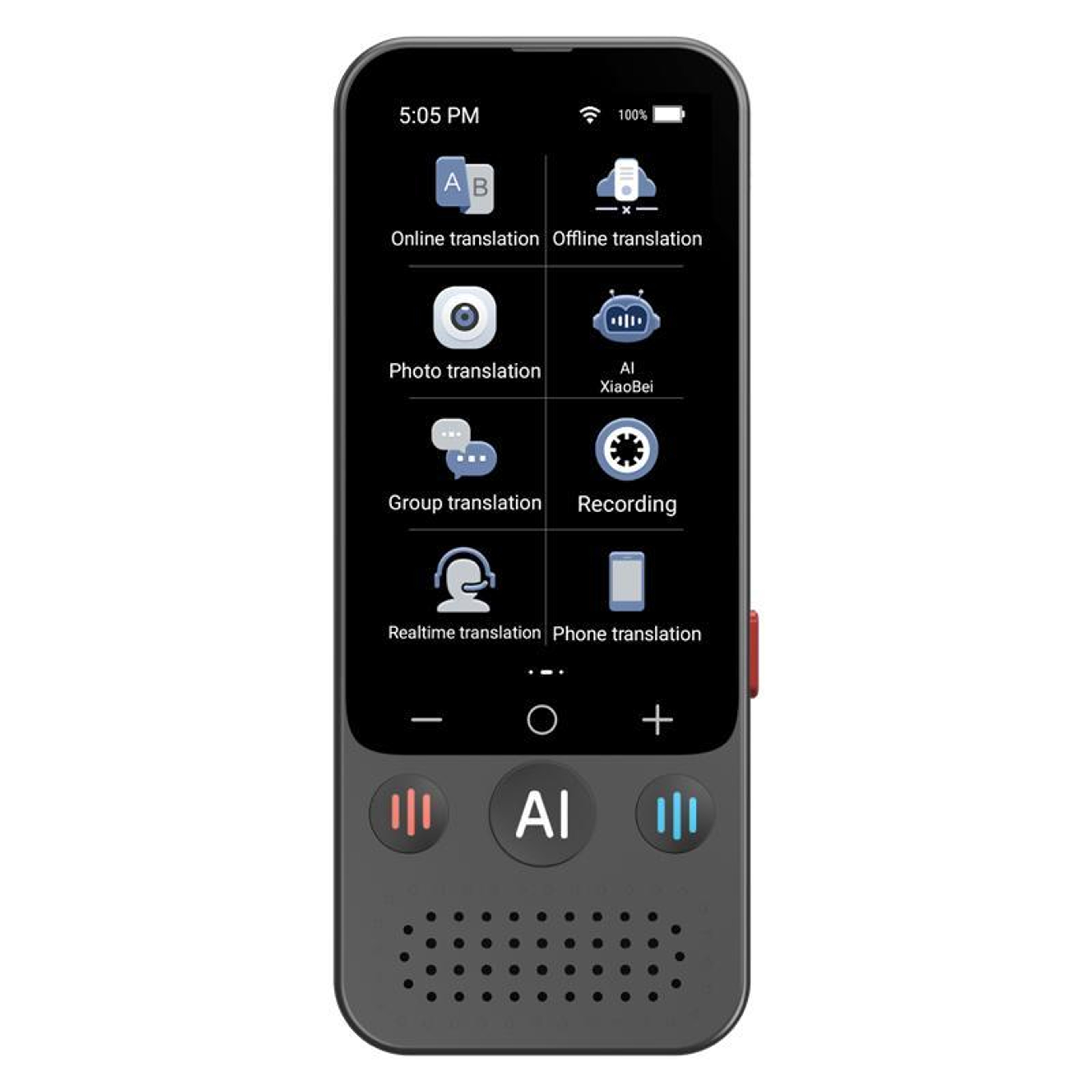 AI Language Translator Device with 3.1-Inch Screen and 139 Online Languages – view 1