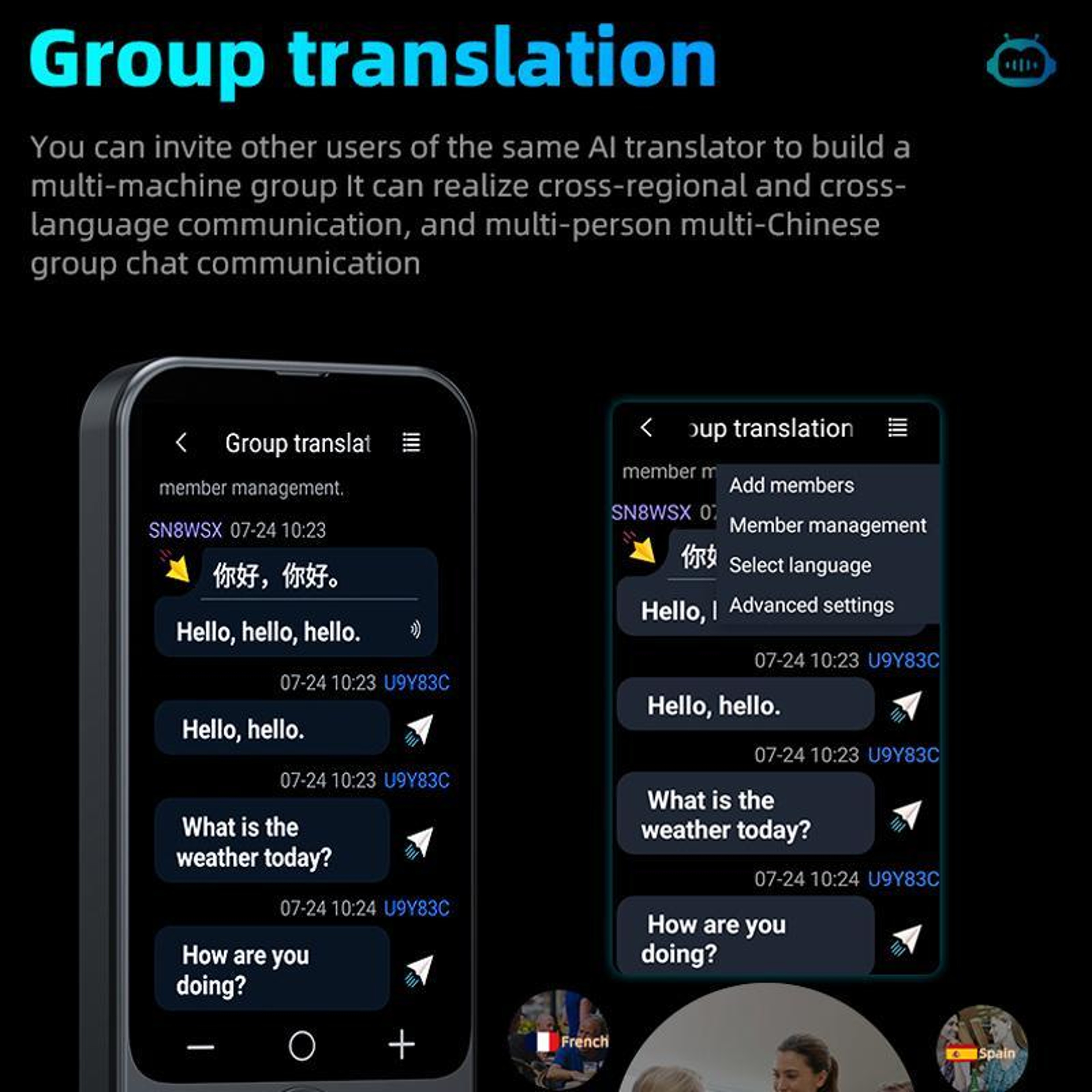 AI Language Translator Device with 3.1-Inch Screen and 139 Online Languages – view 13