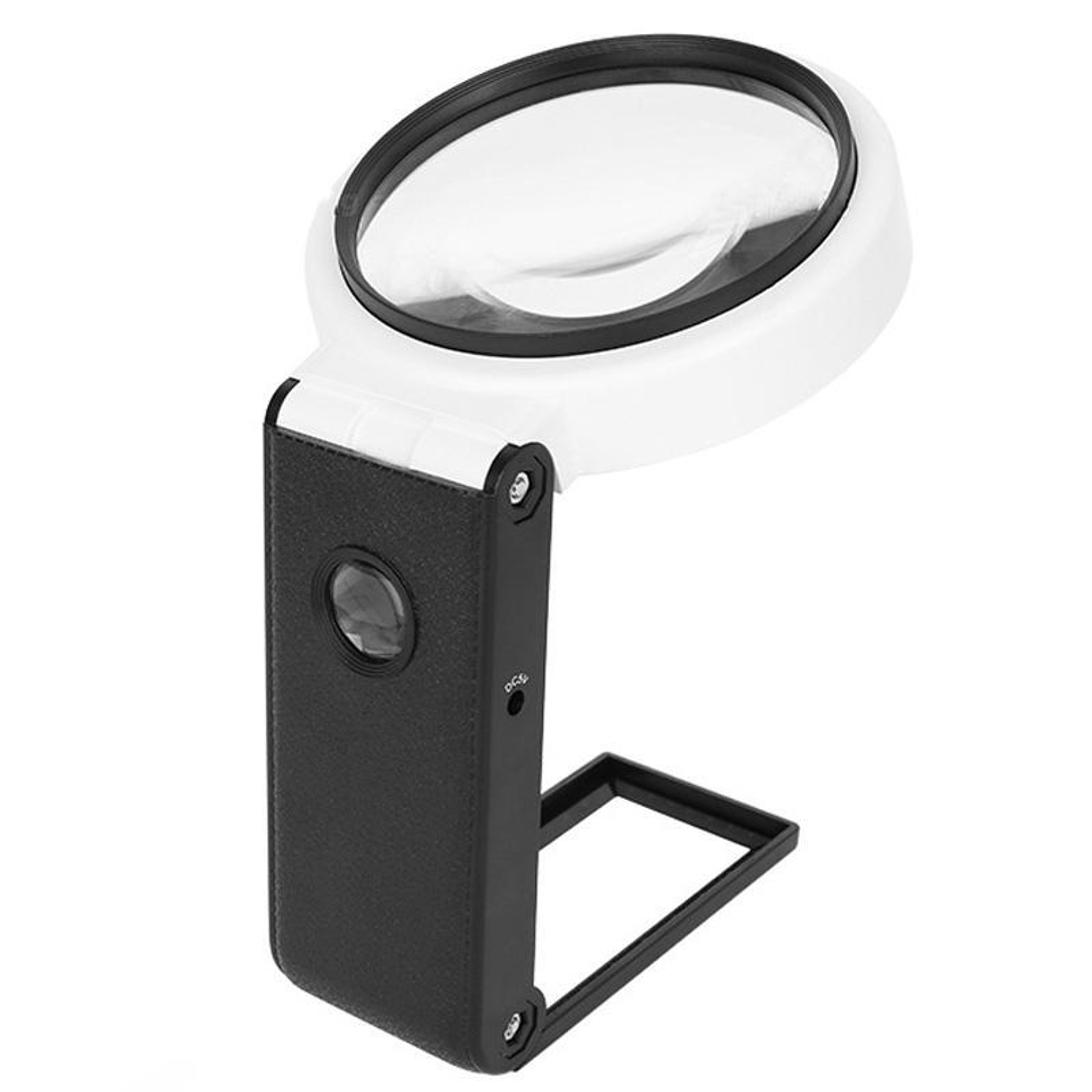 LED Folding Magnifying Glass With 25X Zoom And Desktop Stand 5