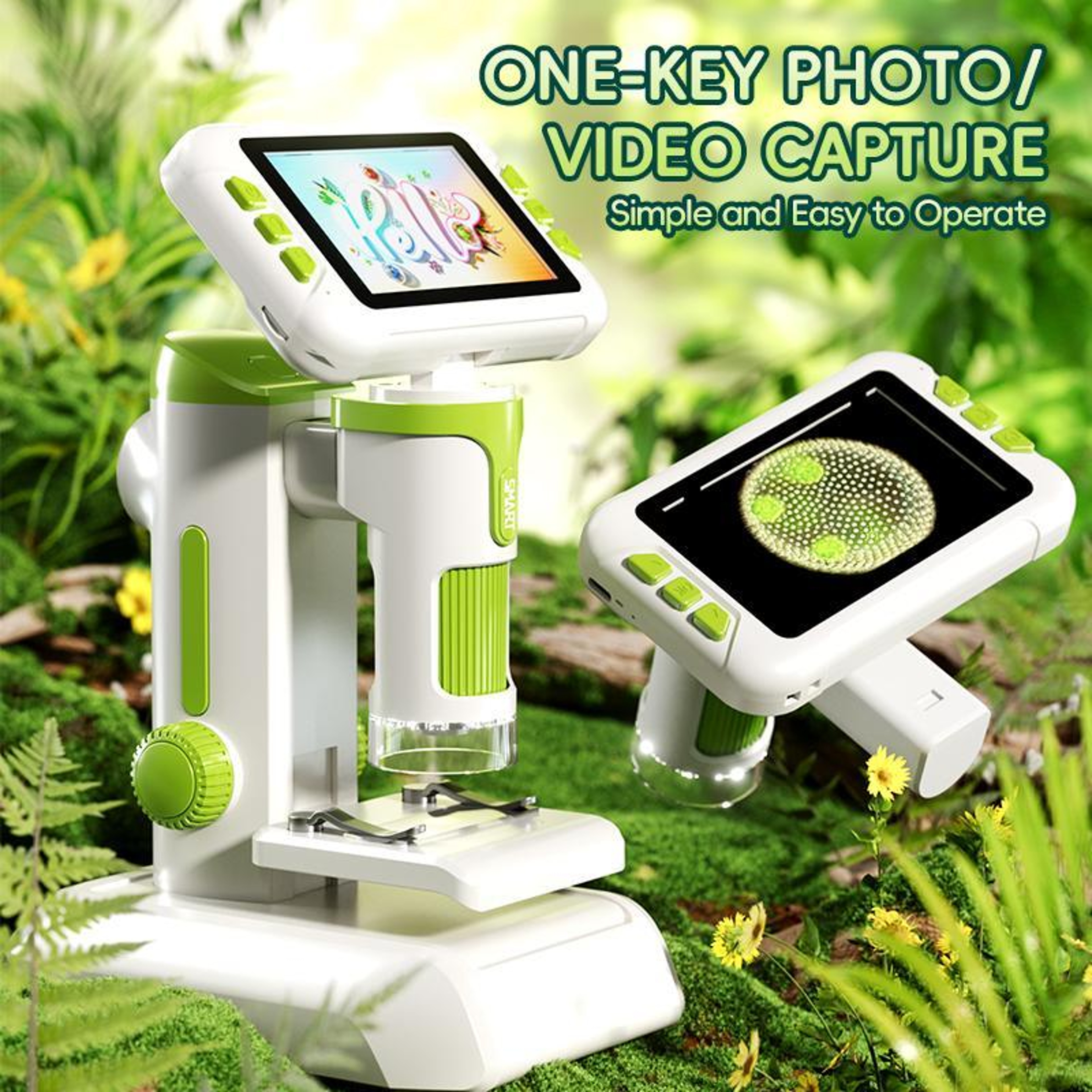 Kids Digital Microscope With 4Inch HD Screen 6