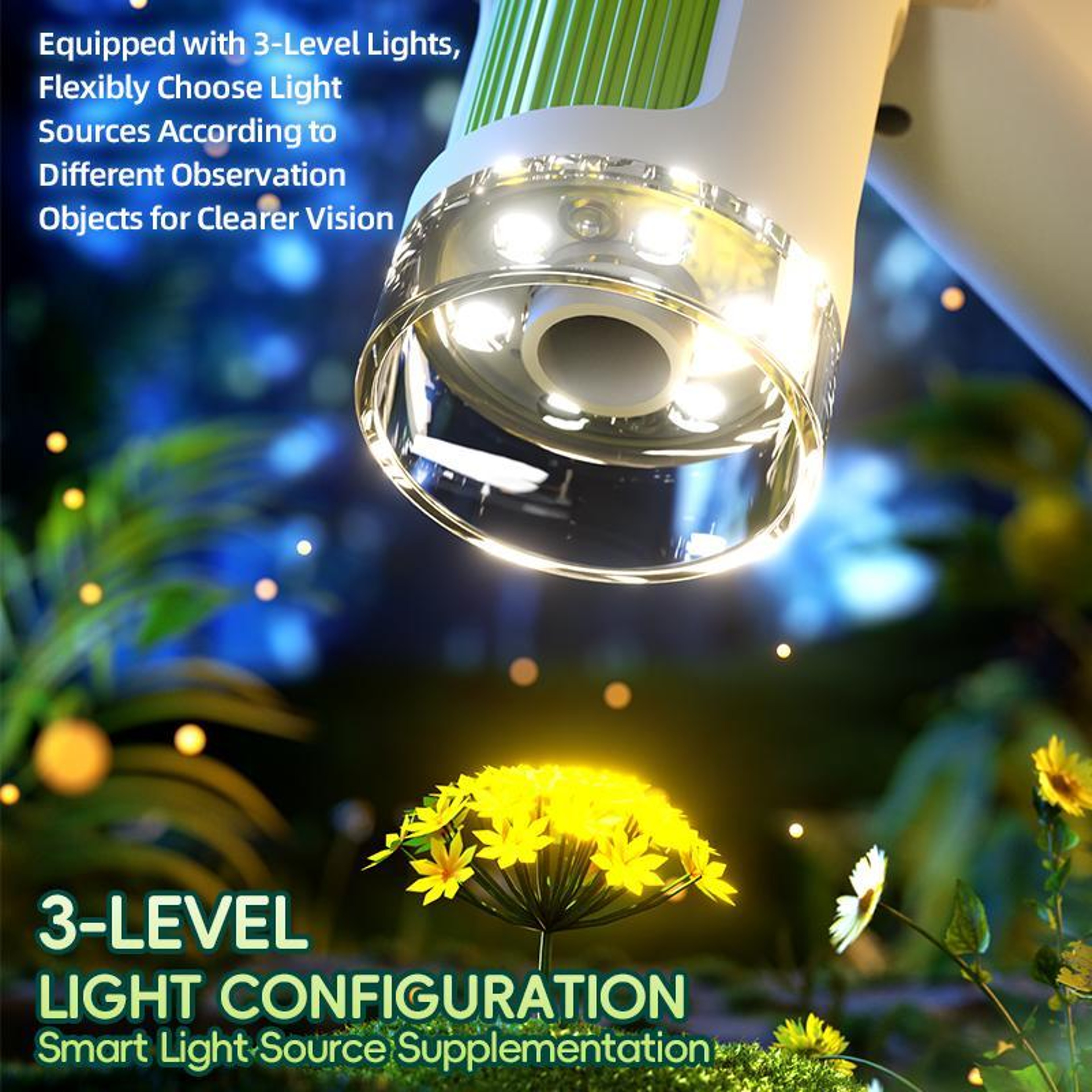 Kids Digital Microscope With 4Inch HD Screen 7