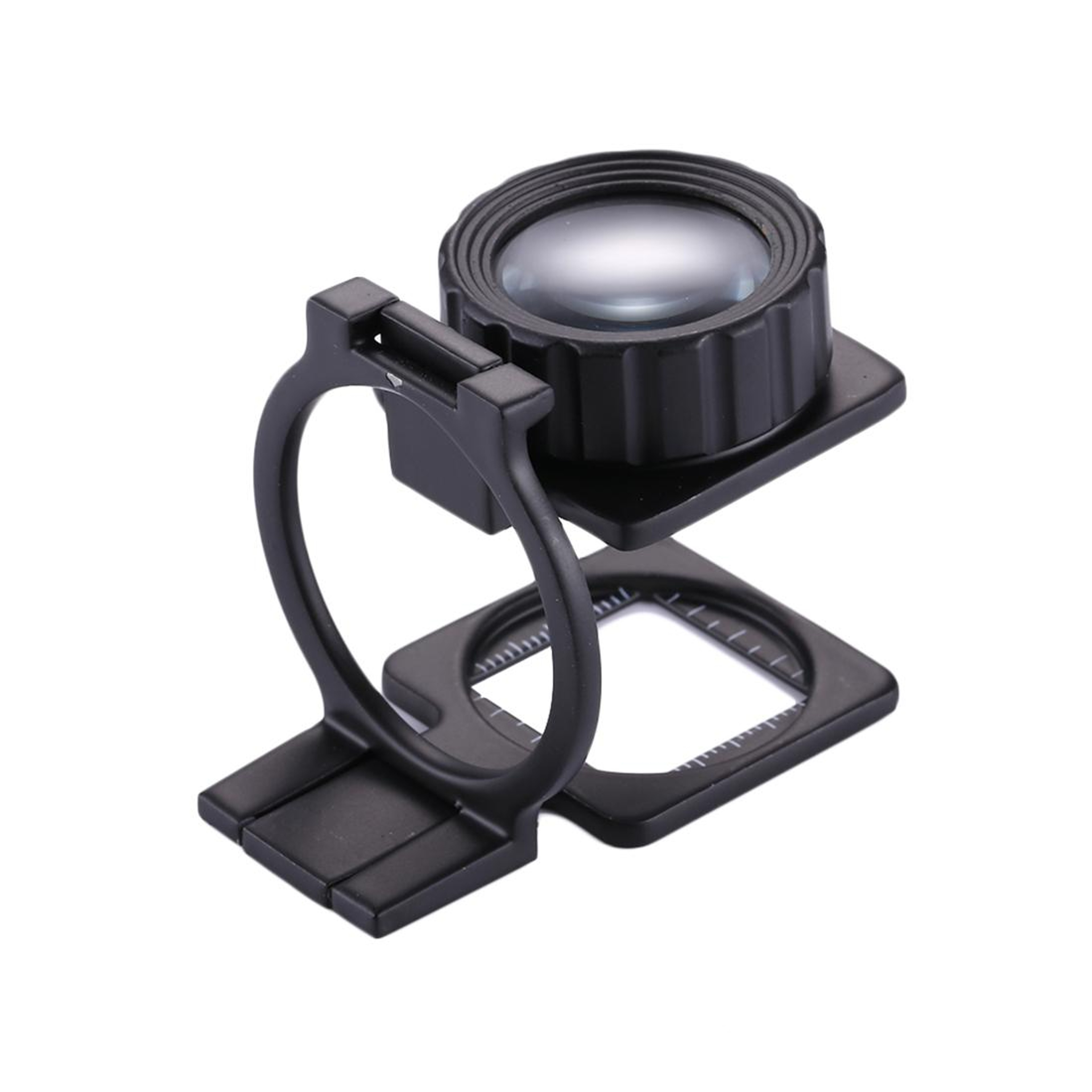10x Magnifying Loupe With Optical Lens And Folding AntiqueStyle Metal Design 2