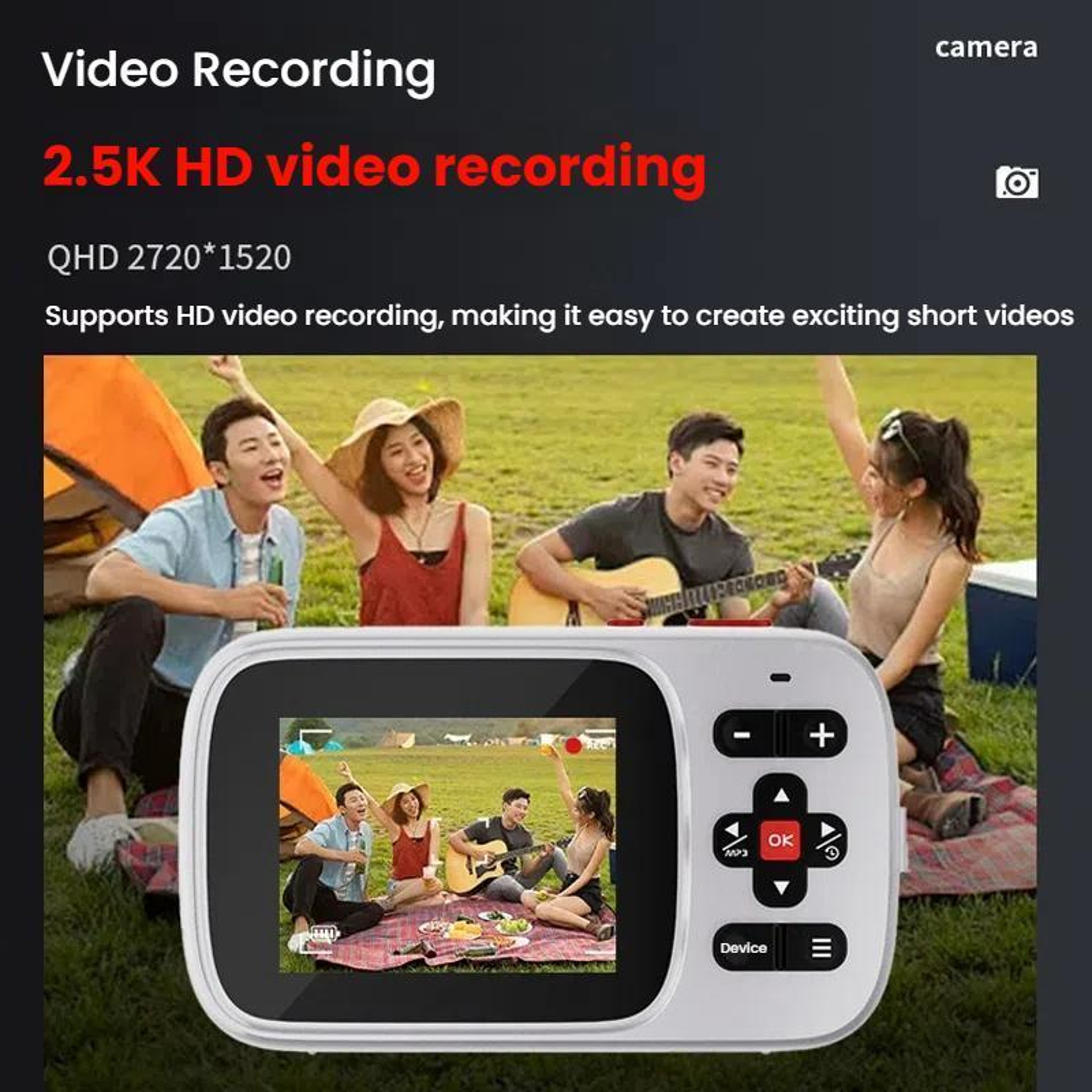 Digital Camera with 16X Zoom 2.4-Inch Display and MP3 Player – view 8