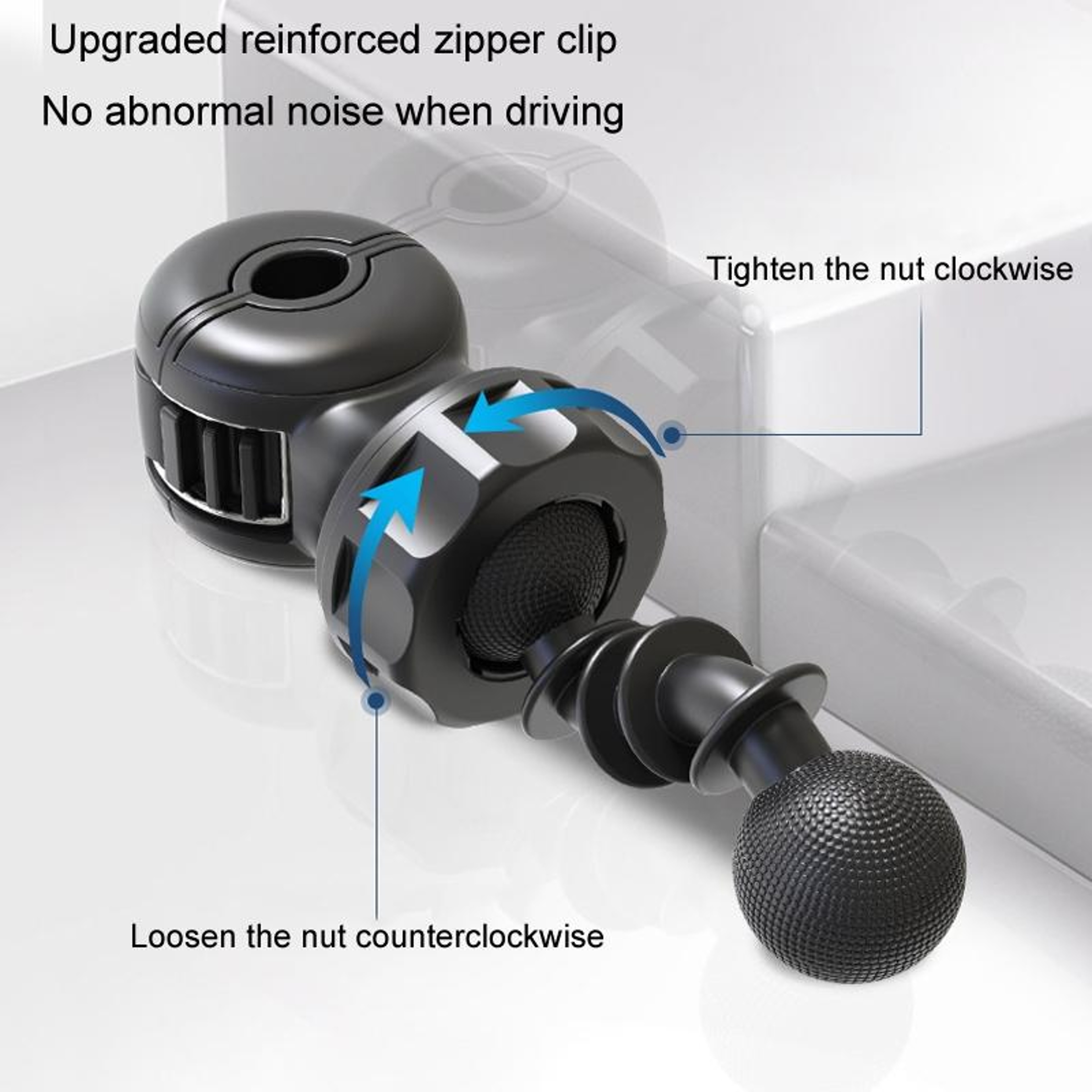 Dual Head Car Rear Seat Fan with USB Power and 3 Adjustable Speeds – view 5