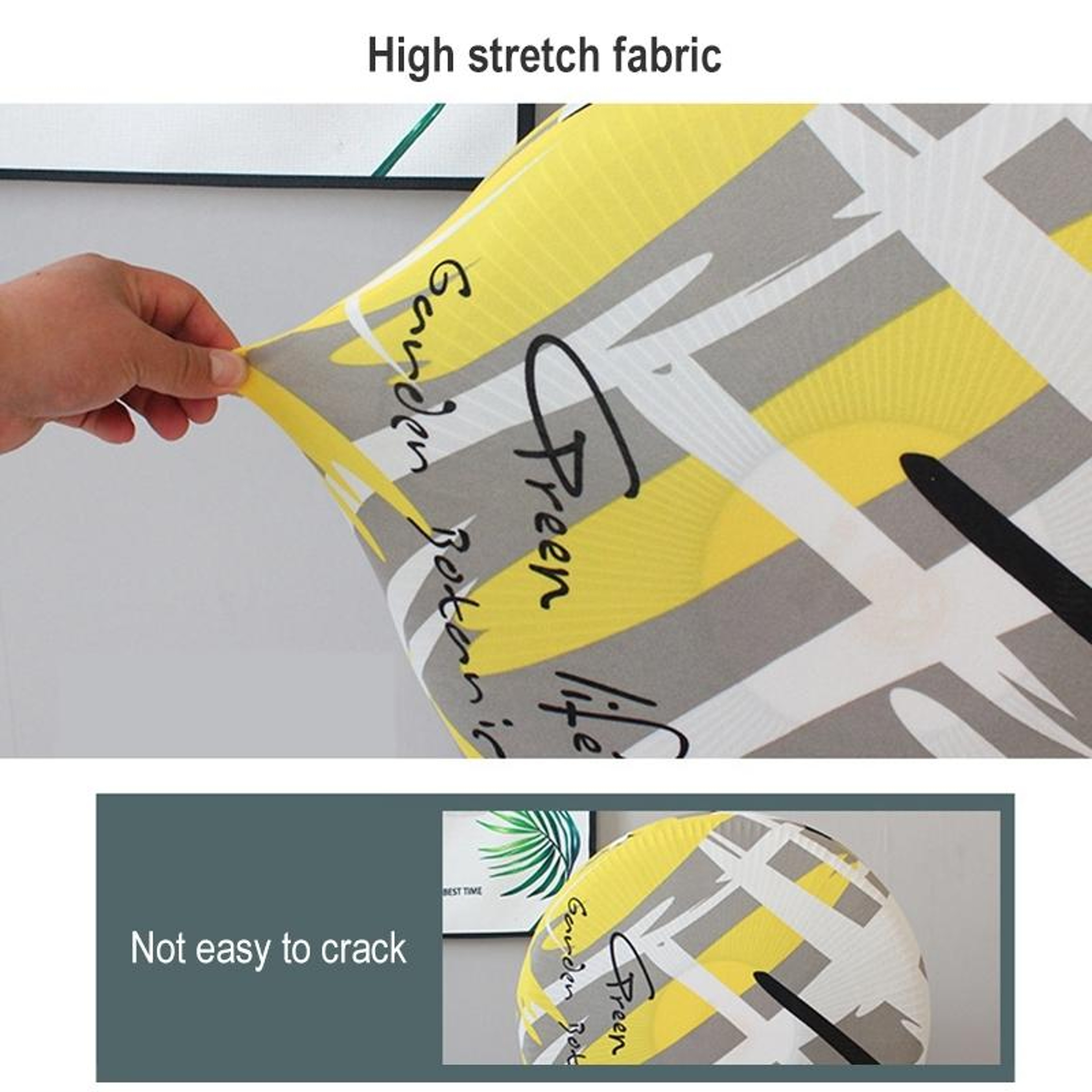 Dustproof Floor Fan Cover With Elastic Fit And Decorative Design 3