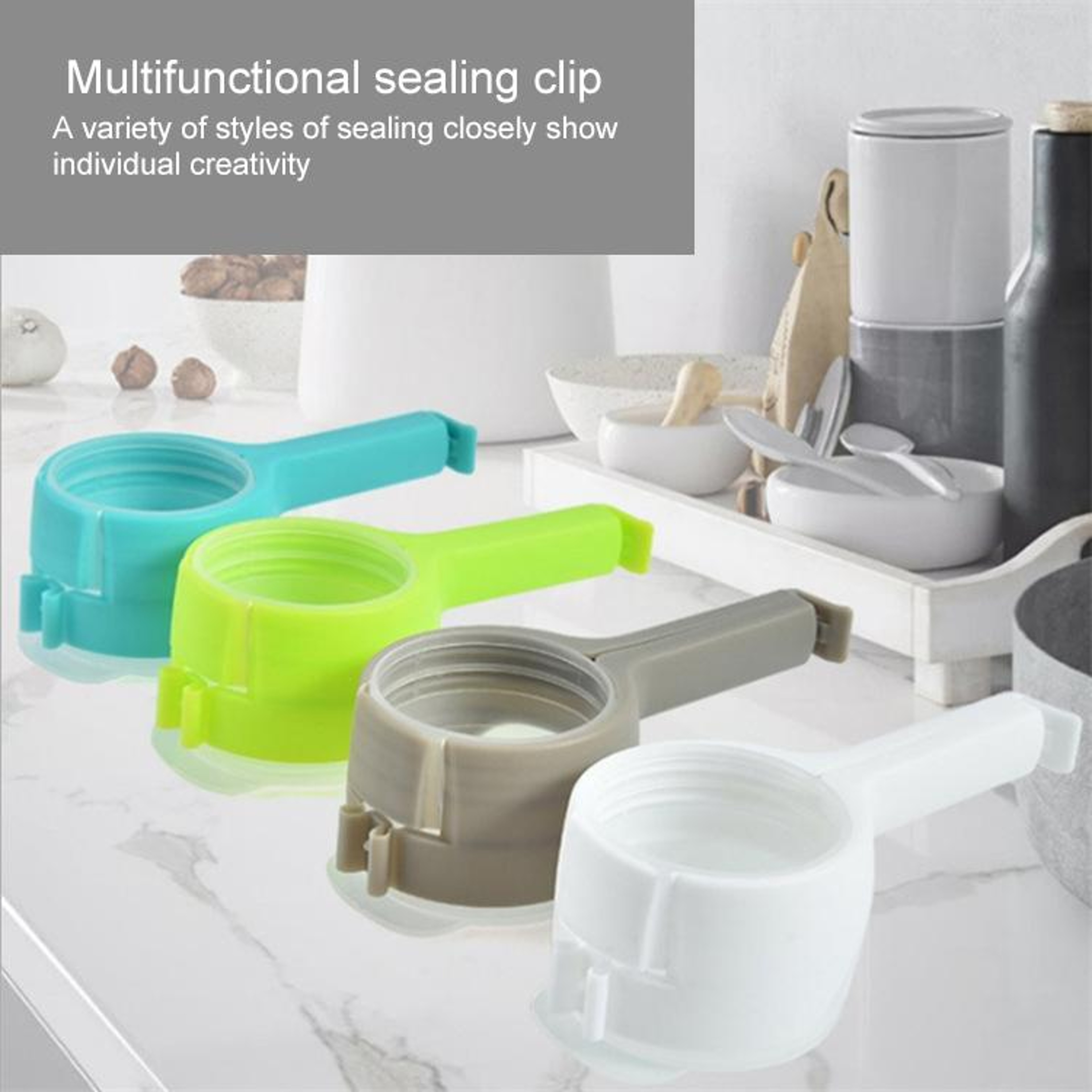 Durable Plastic Bag Sealing Clip For Snacks Tea And Milk Powder 3