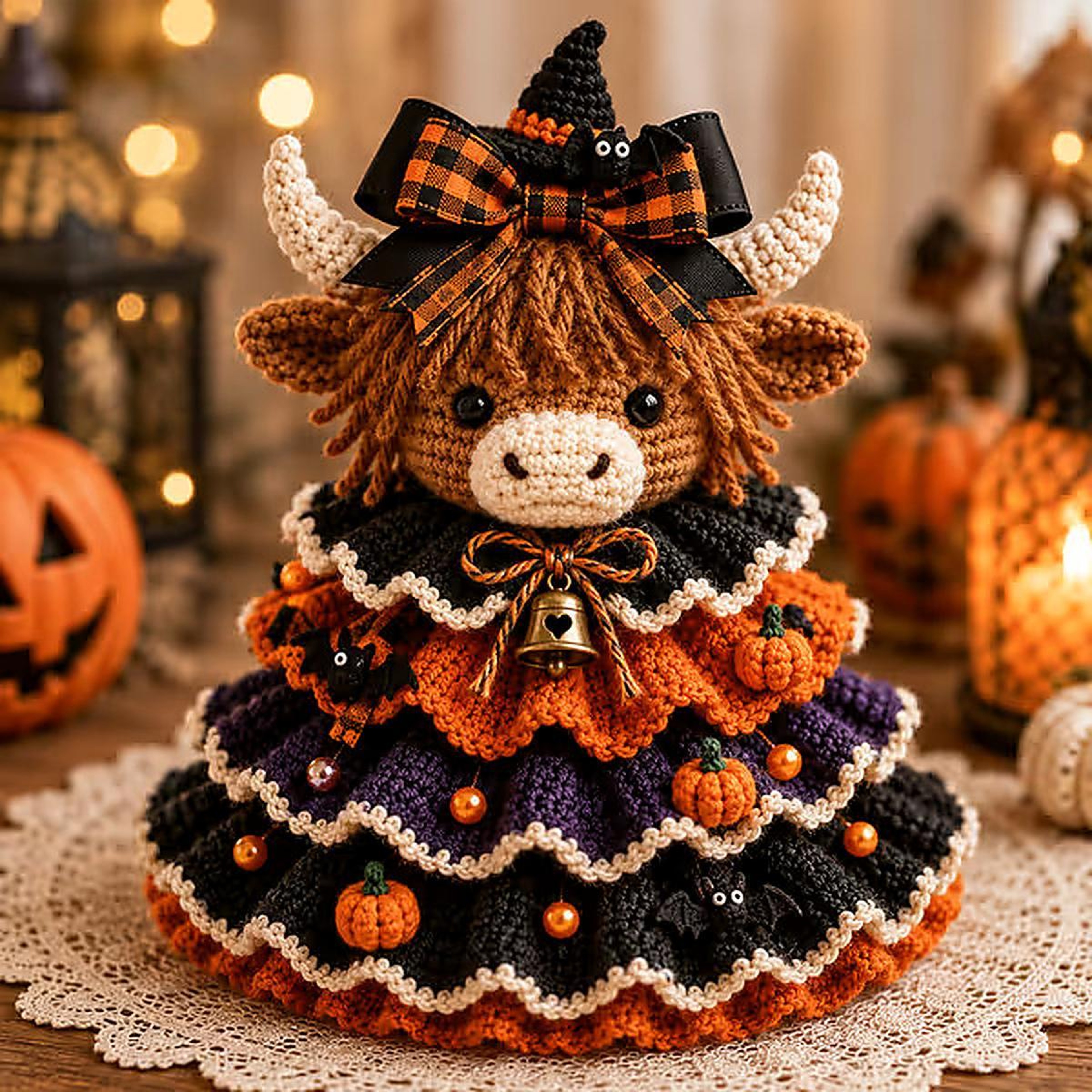 Halloween Crochet DIY Kit For Tabletop Decorations With 9 Character Styles 10