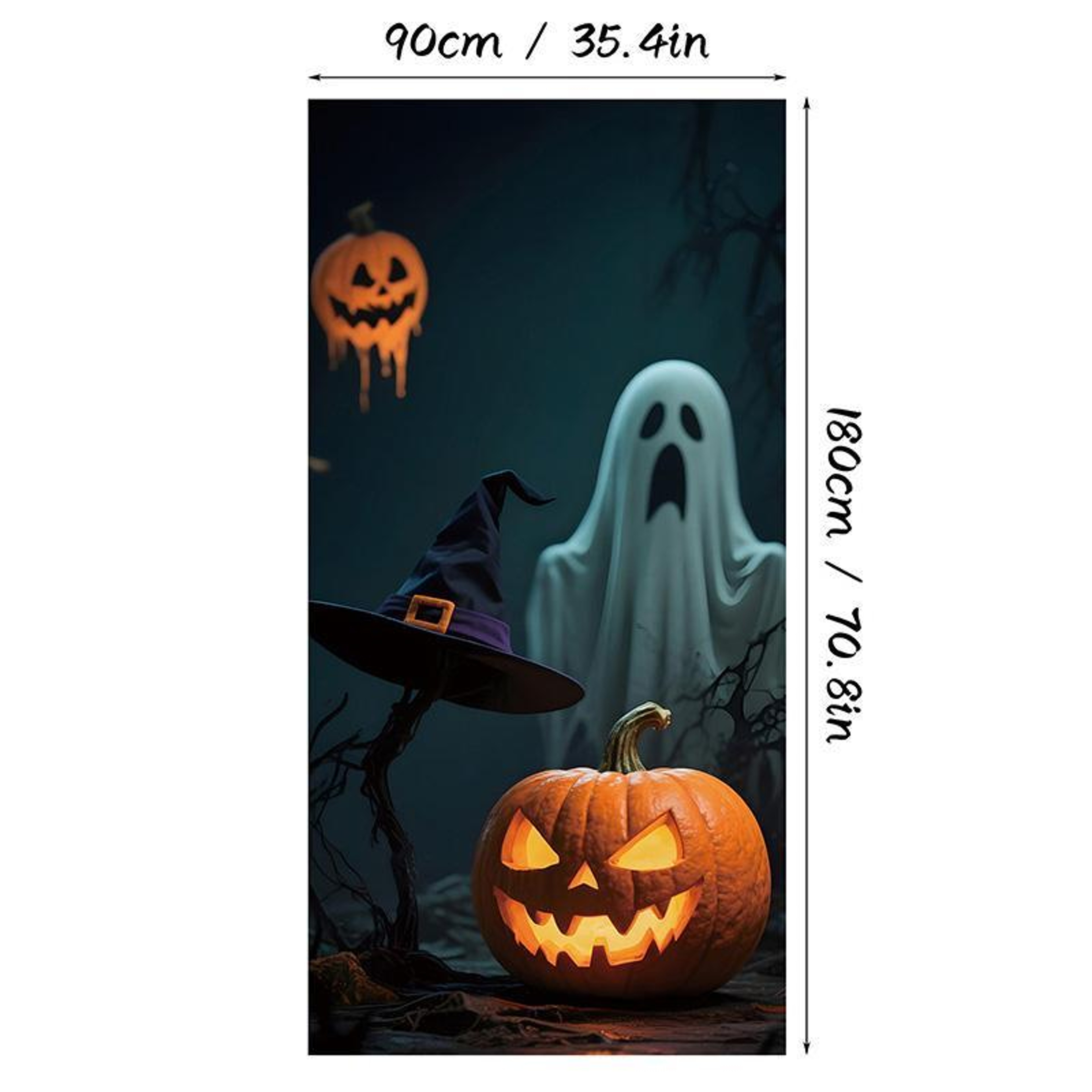 Halloween Door Hanger Curtain Decoration with Water-Resistant Polyester Fabric – view 8