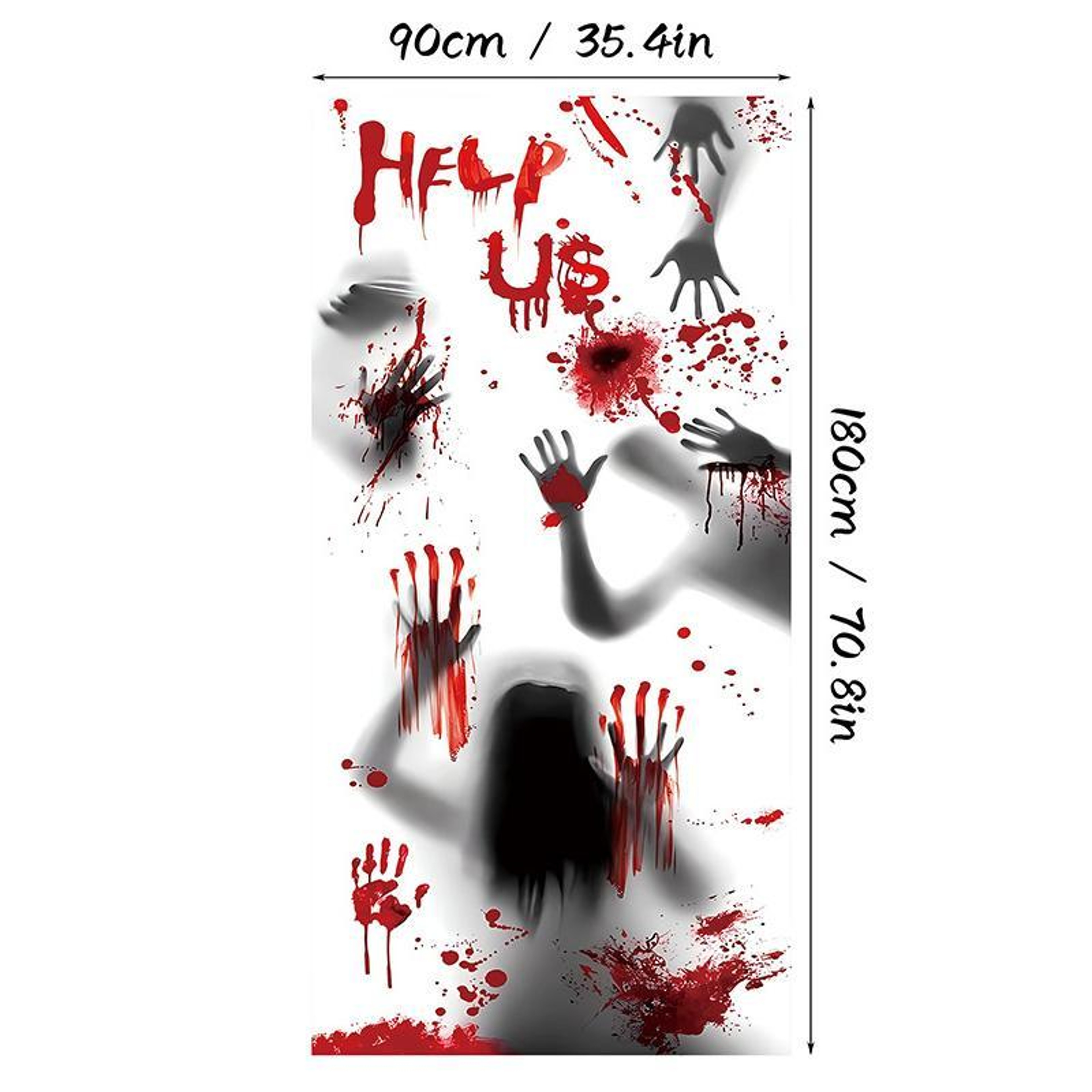 Halloween Door Hanger Curtain Decoration with Water-Resistant Polyester Fabric – view 10
