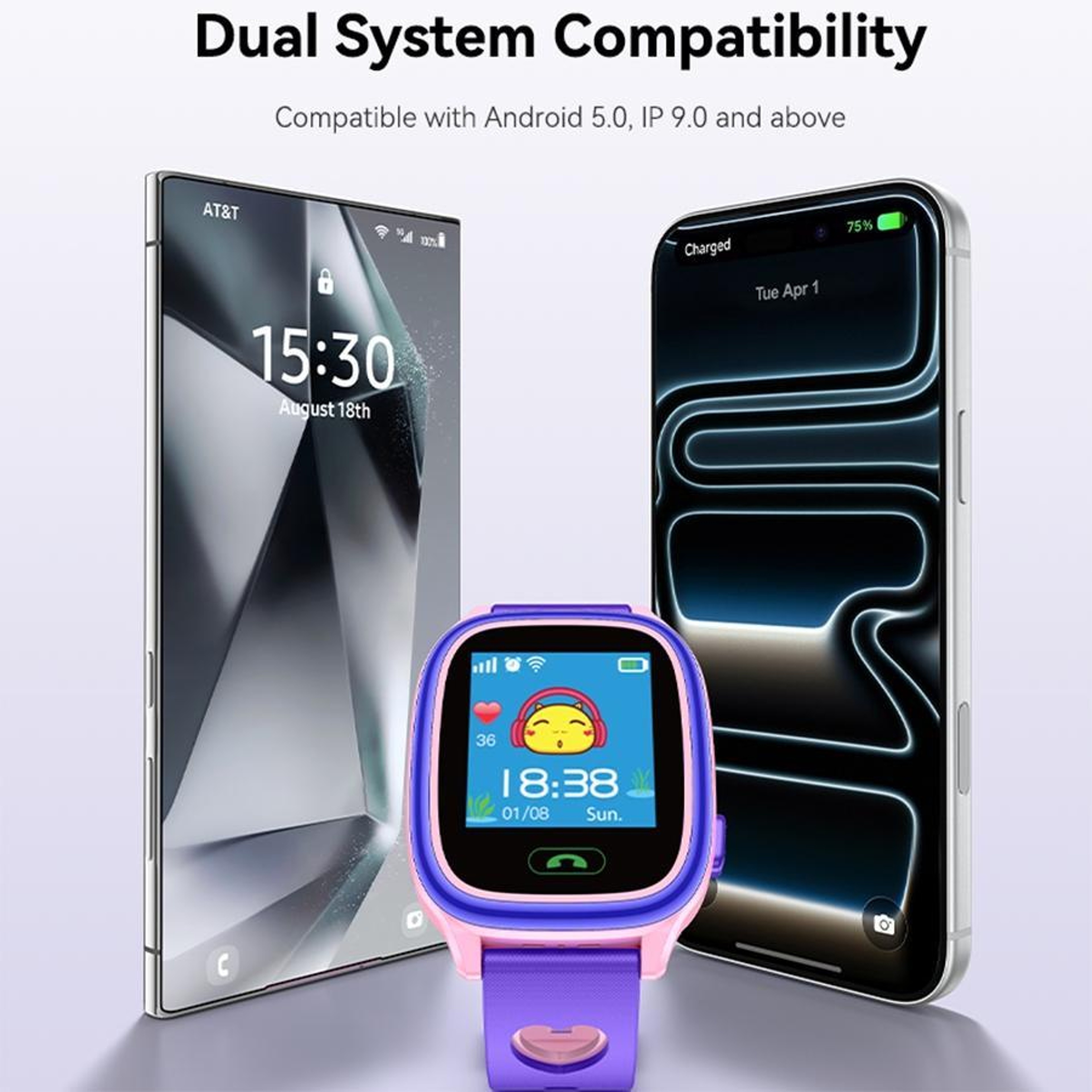 Kids 2G Smartwatch With Calling And LBS Location Tracking 11