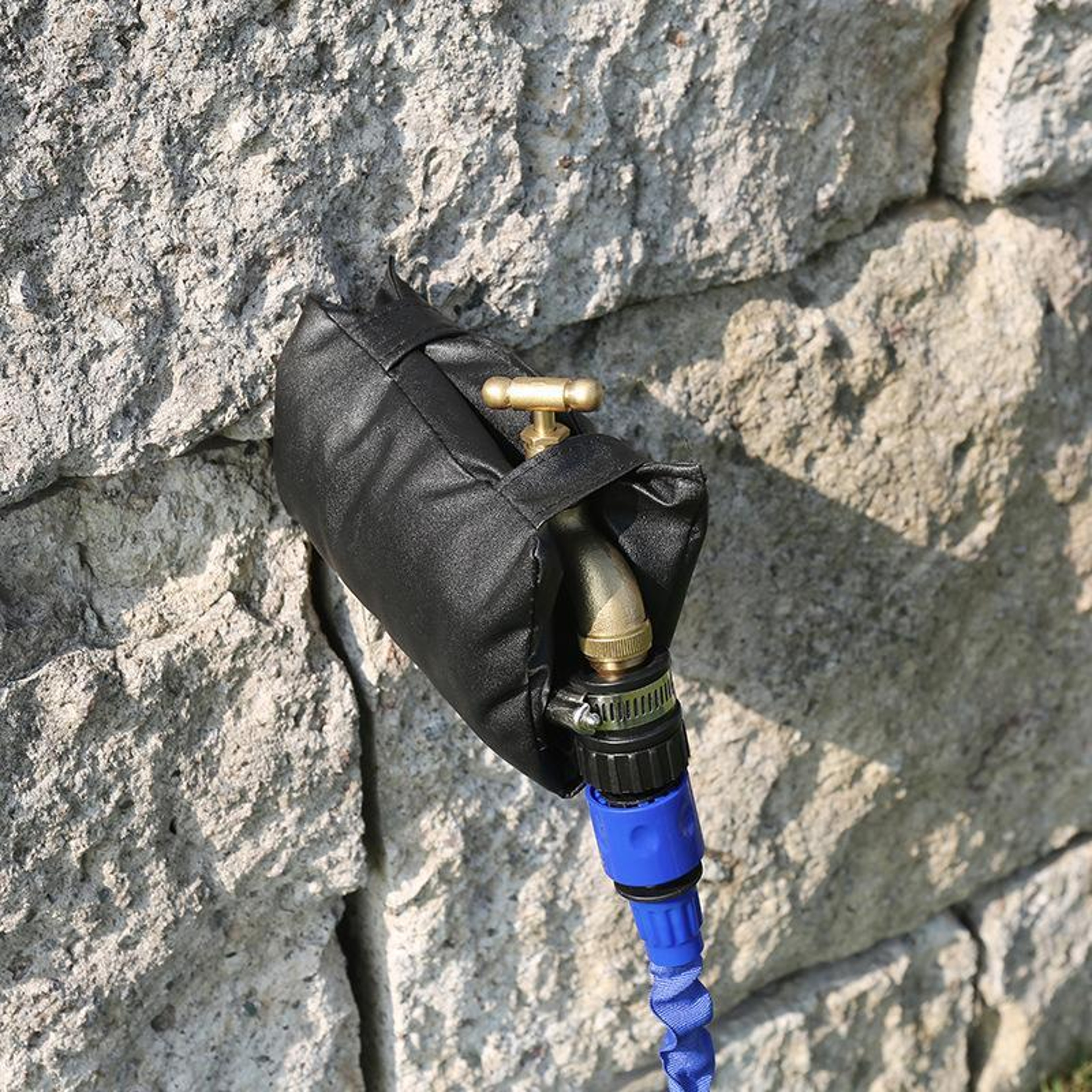 Outdoor Faucet Cover for Winter Freeze Protection with Heavy Duty Oxford Cloth – view 5