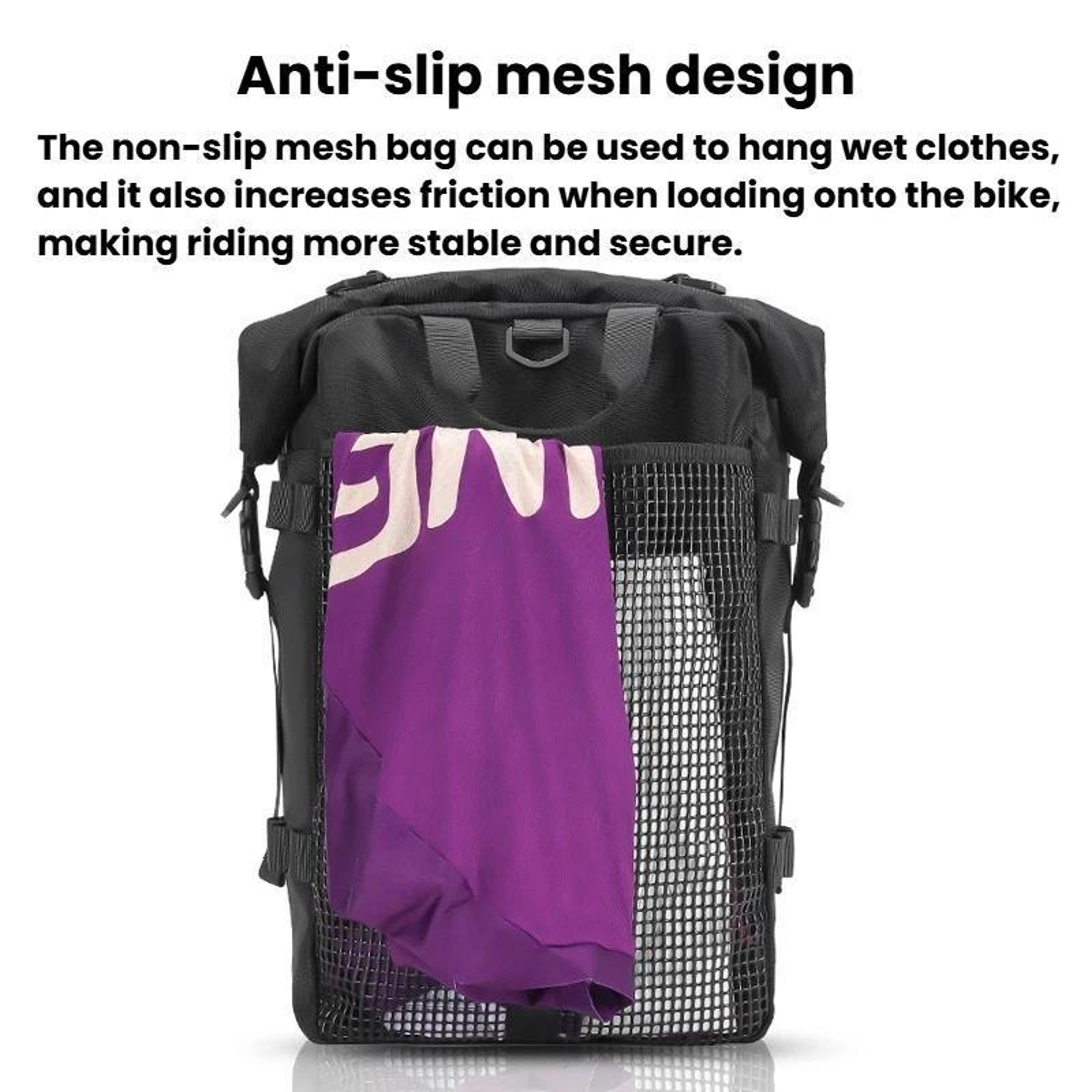 Motorcycle Rear Seat Bag With Modular Storage And Removable Shoulder Straps 6