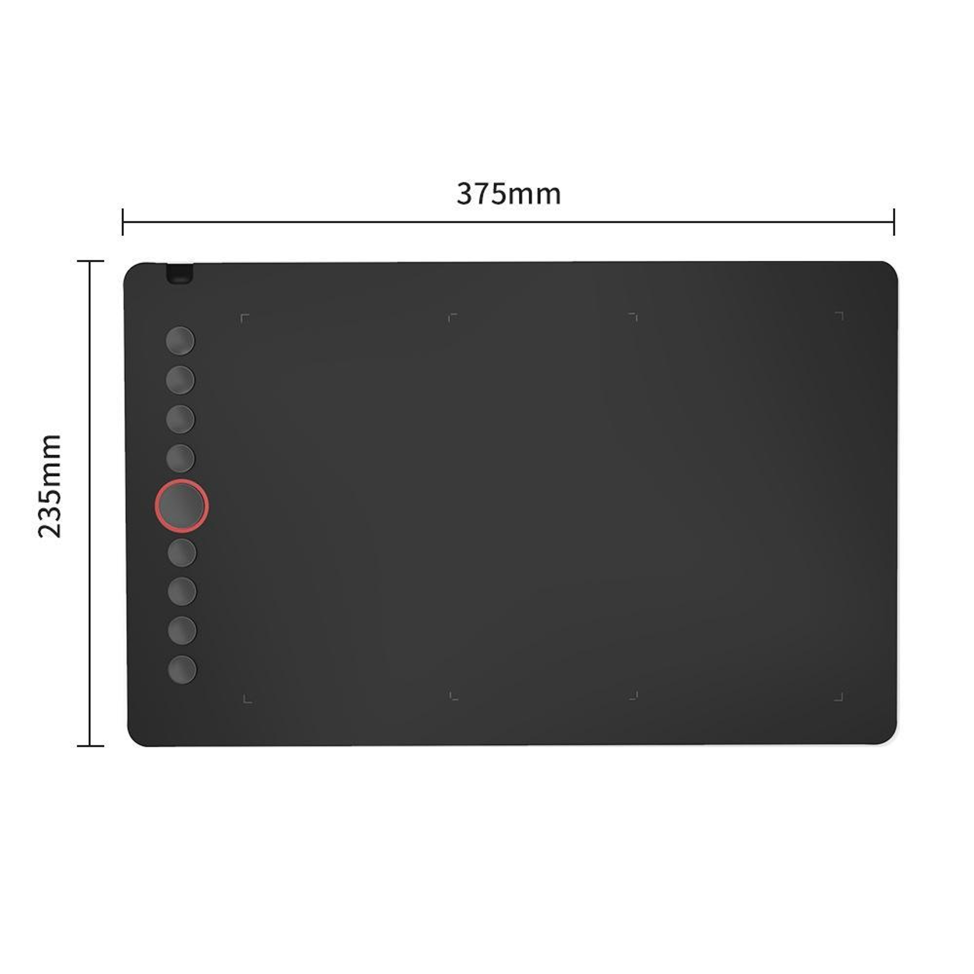 Digital Drawing Tablet with 8192 Pressure Levels and 9 Shortcut Keys – view 9