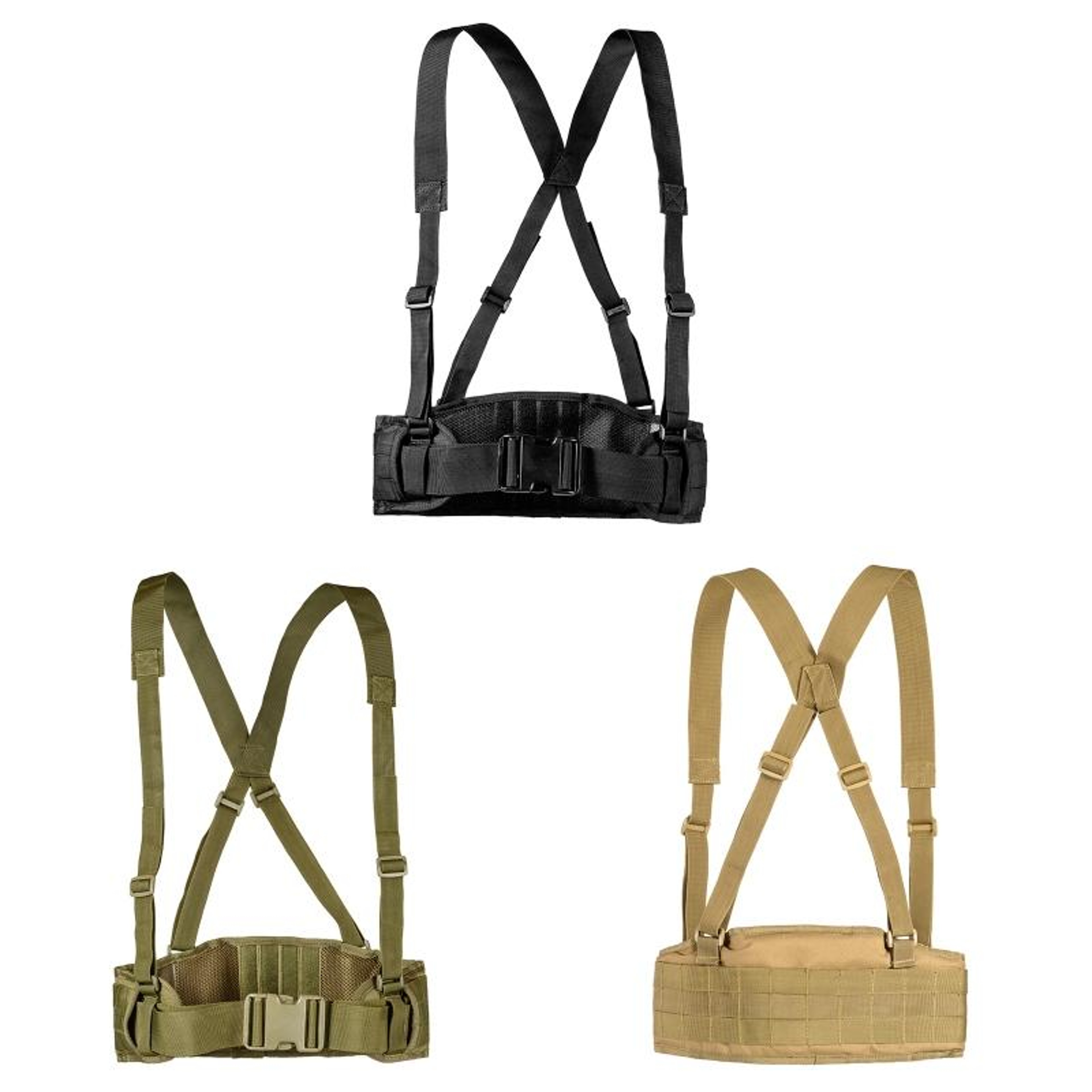 Adjustable Outdoor Training Waist Belt With Padded Oxford Fabric 1