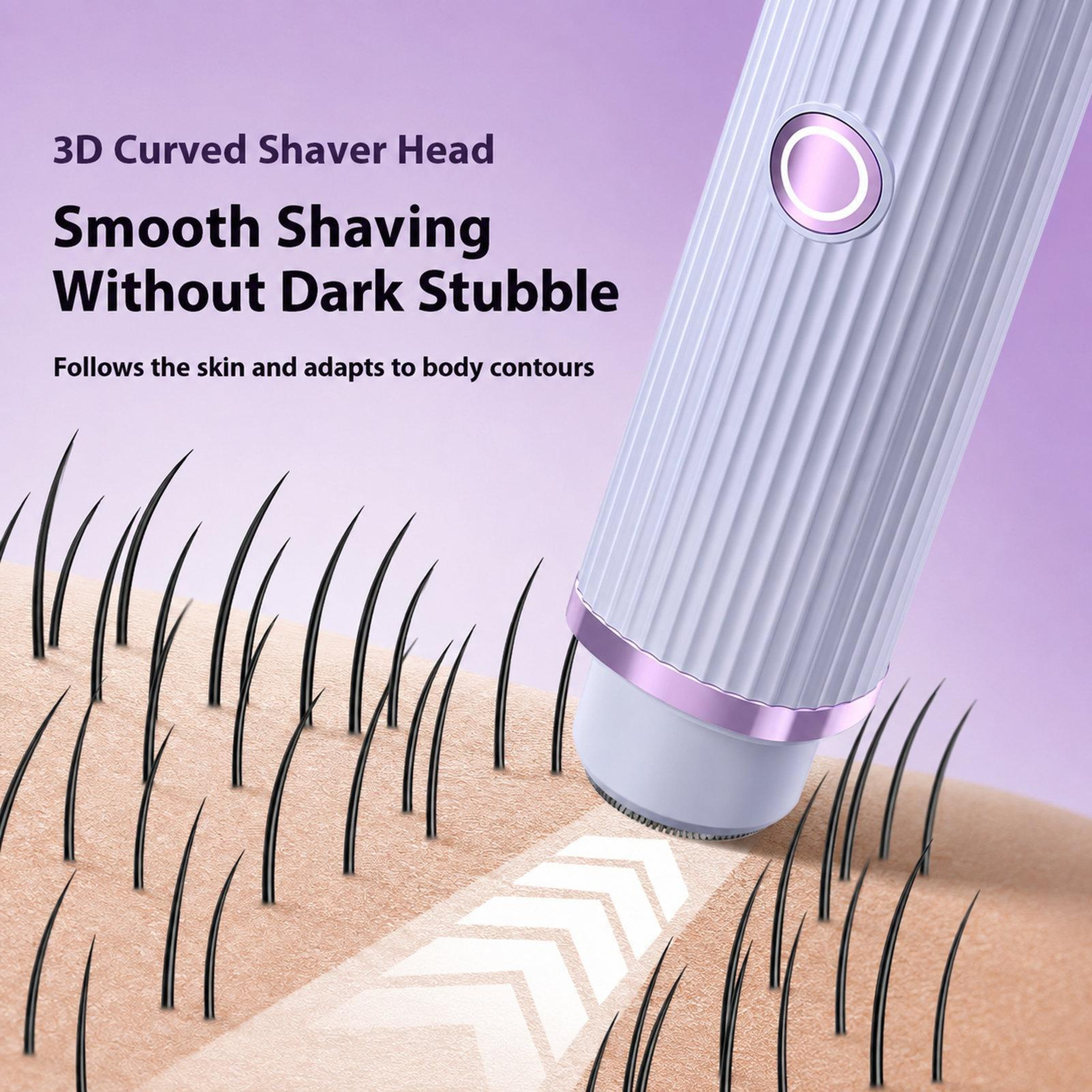 Womens 2in1 Electric Bikini Trimmer And Cordless Body Hair Razor 5