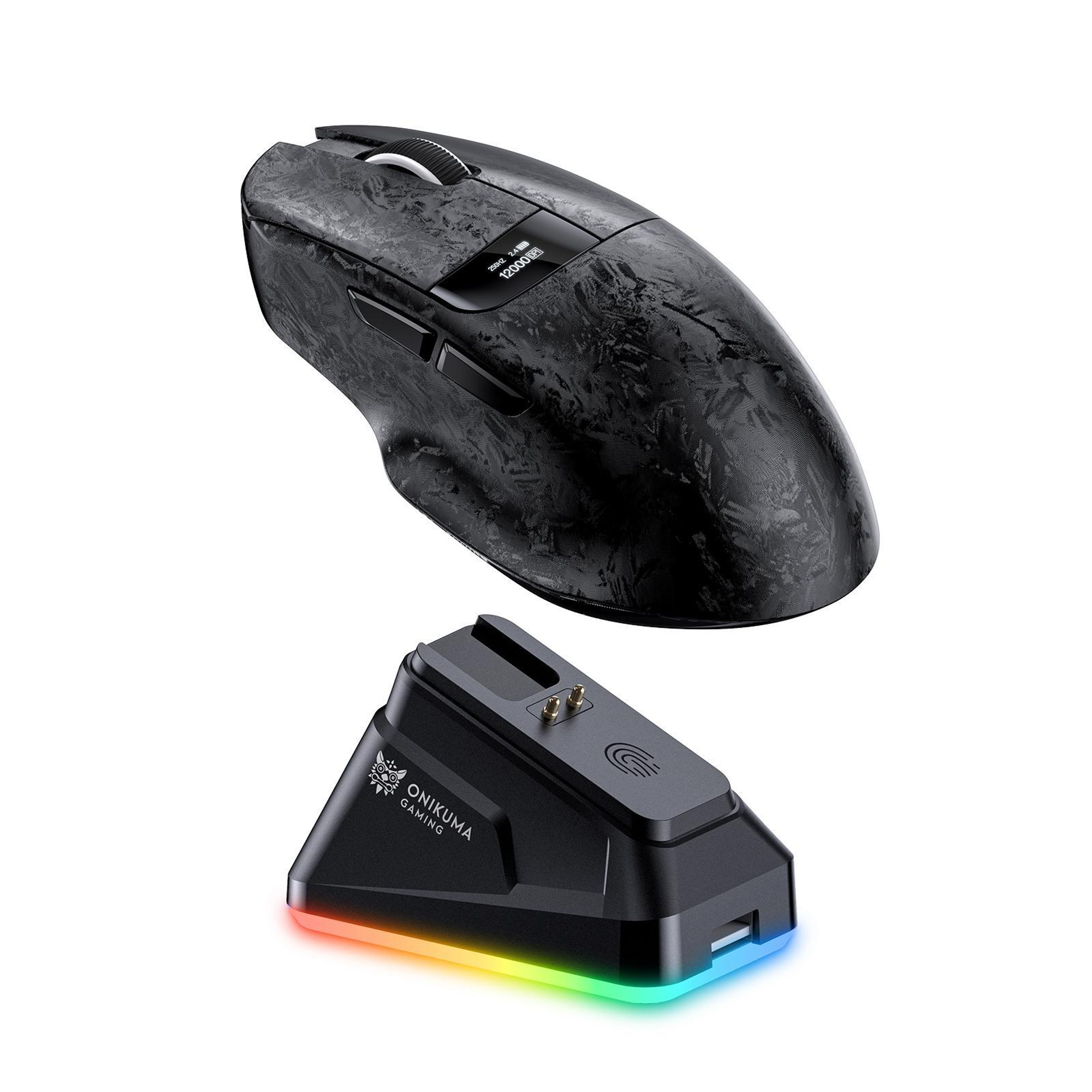 DM08 Composite Carbon Fiber Wireless Gaming Mouse With Bluetooth 0